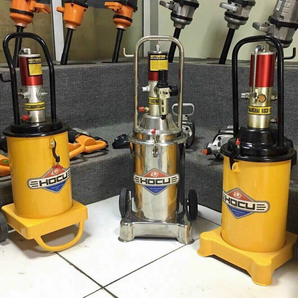 MÁY BƠM MỠ KHÍ NÉN 20L KOCU GZ-100(LT100)