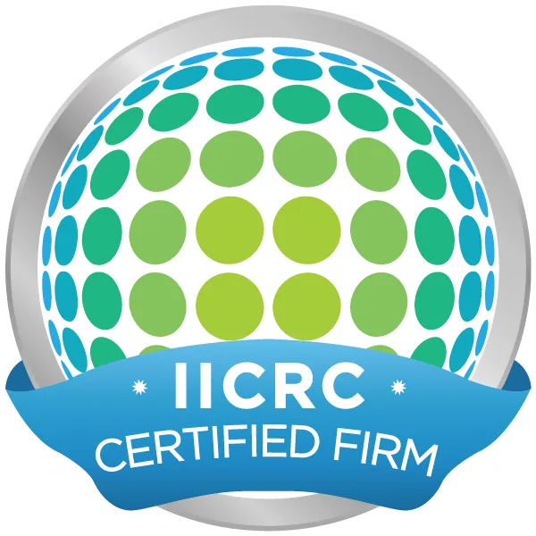 IICRC certification badge for All Things Restored restoration contractors