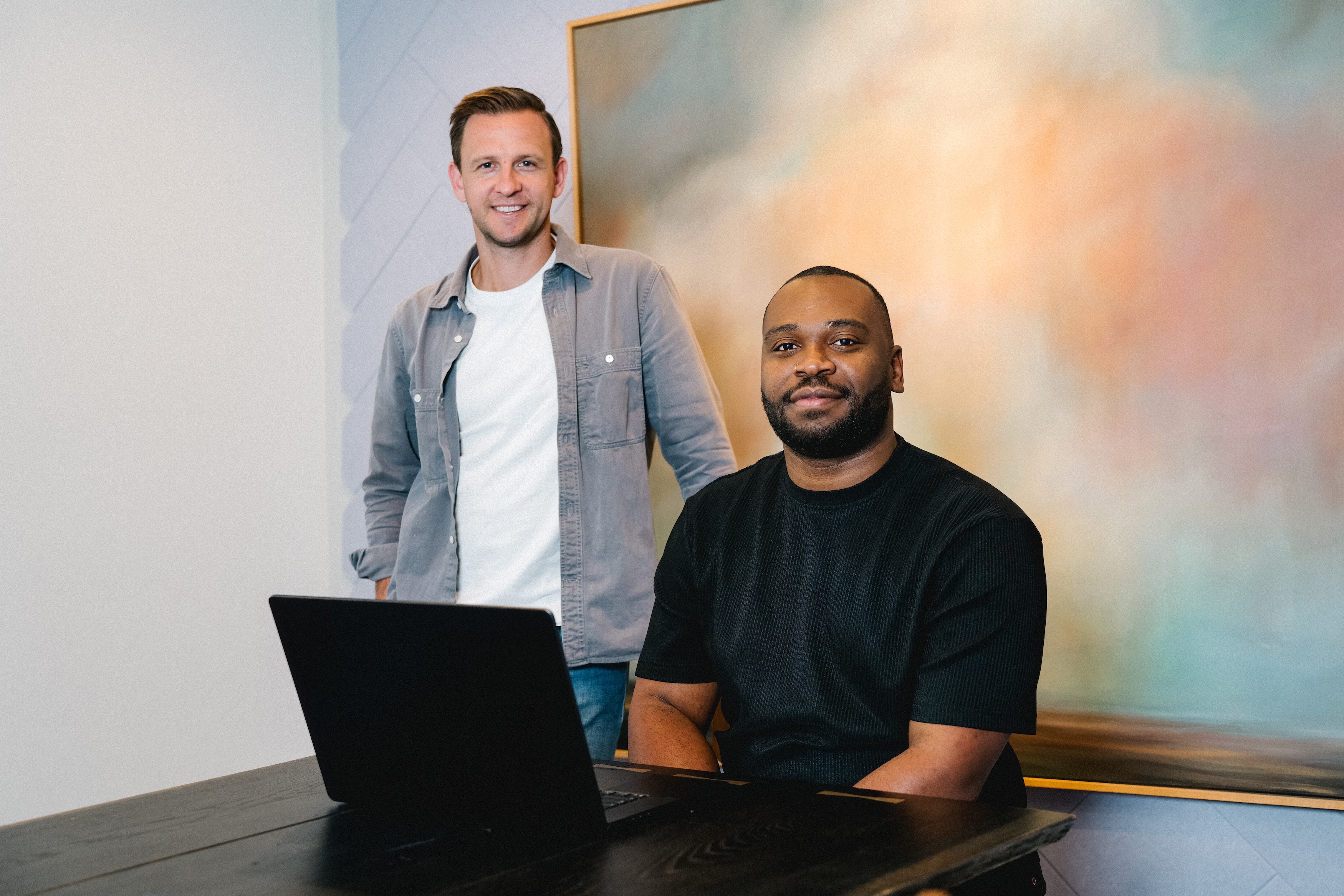 Dylan Serota, CEO and Co-founder of Terminal, with Ja'dan Johnson, Founder of Stationed AI and new GM of Terminal AI
