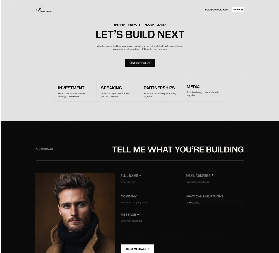 contact A