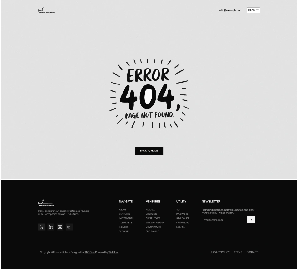 404 Error