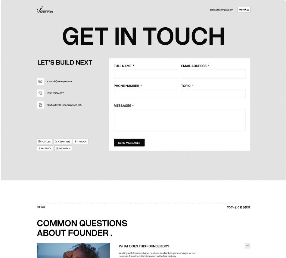 Contact B