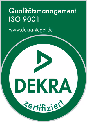 DEKRA certified to ISO 9001 Quality Management