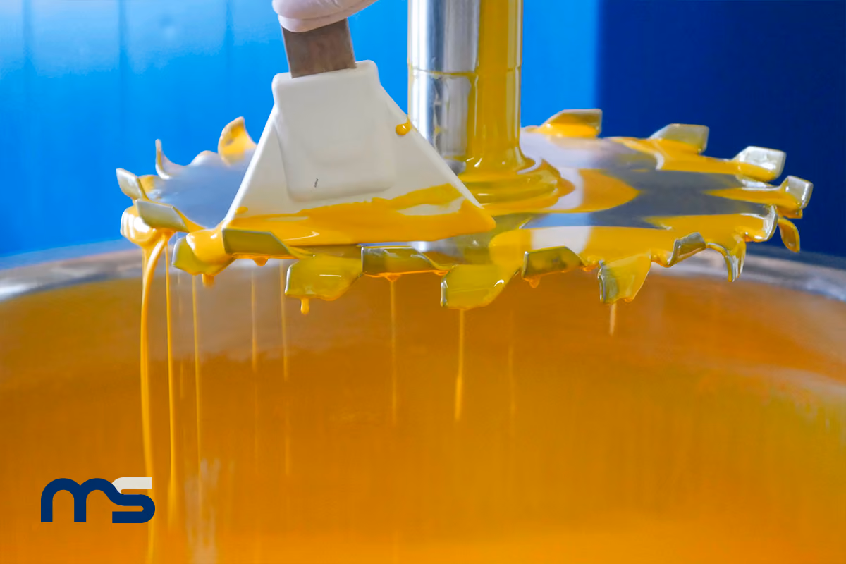 Epoxidharz nach dem Rührvorgang