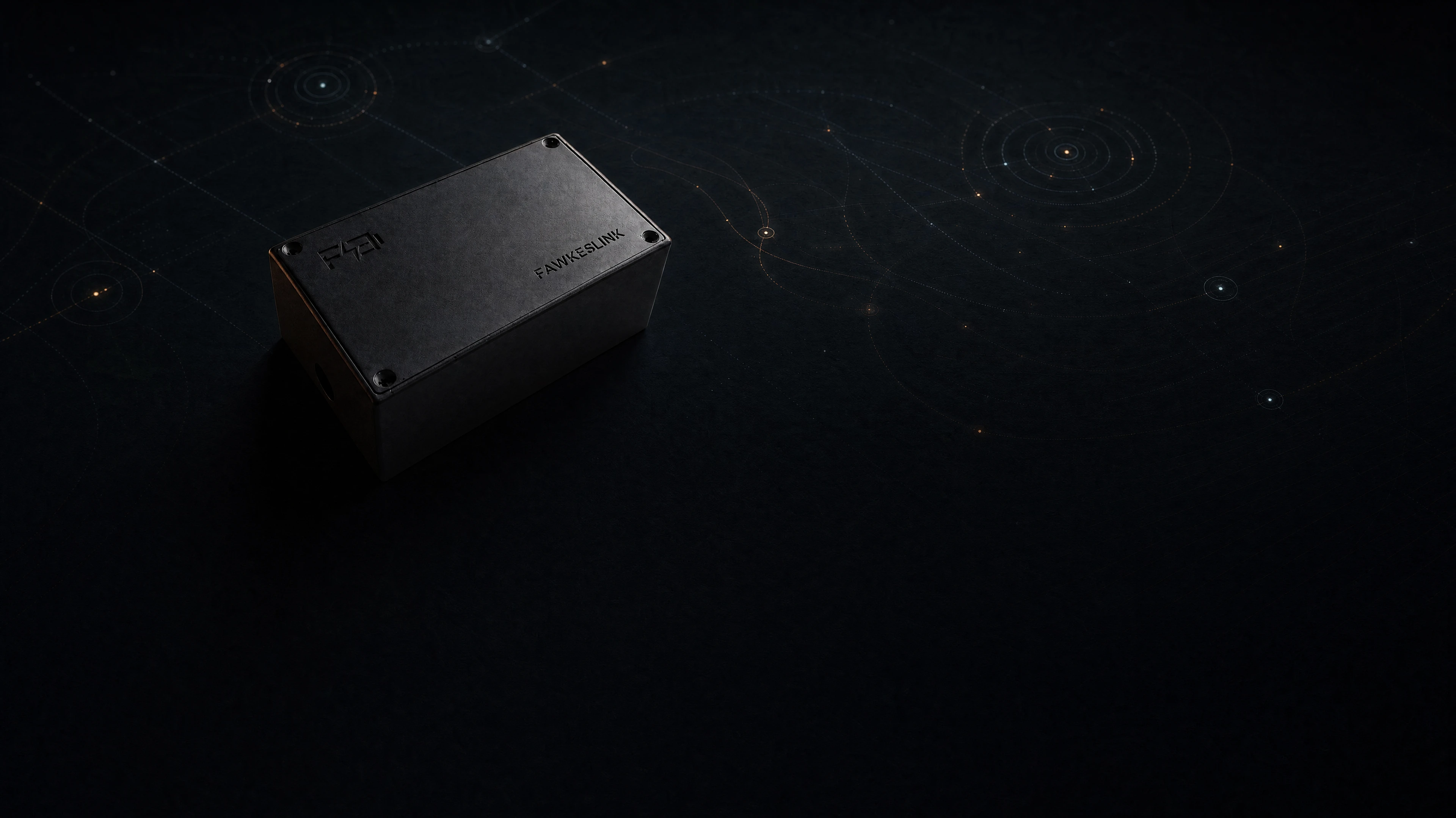 FawkesLink battery health assessment device on a dark connected-data pattern