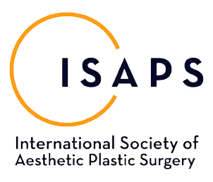 Logo der ISAPS – International Society of Aesthetic Plastic Surgery (Mitgliedschaft Dr. med. Markus Mulica)