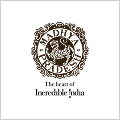 Emblem of India featuring the Lion Capital of Ashoka above the text 'The heart of Incredible India'.