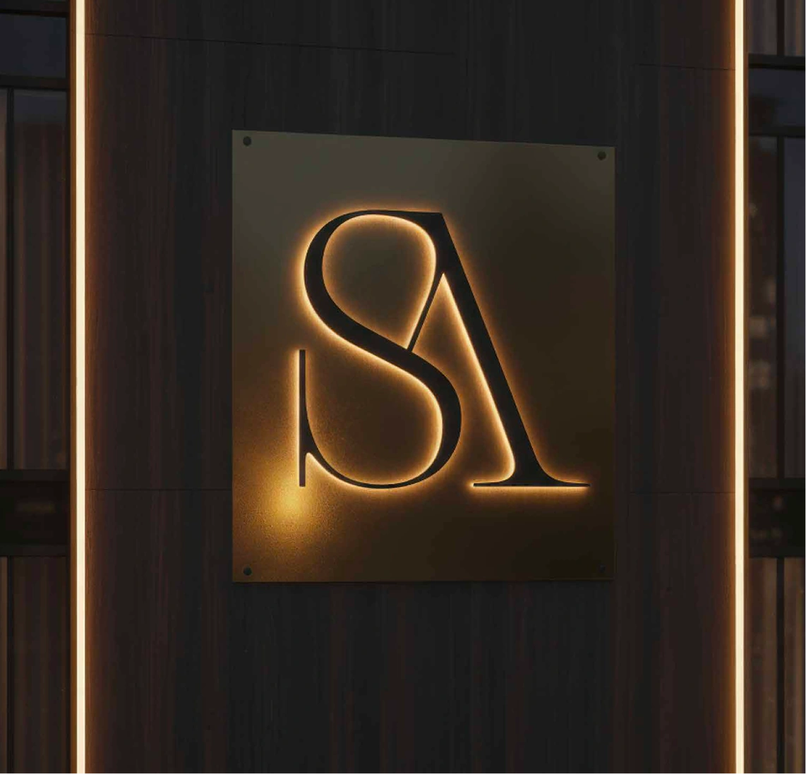 SA Global logo and brand identity system