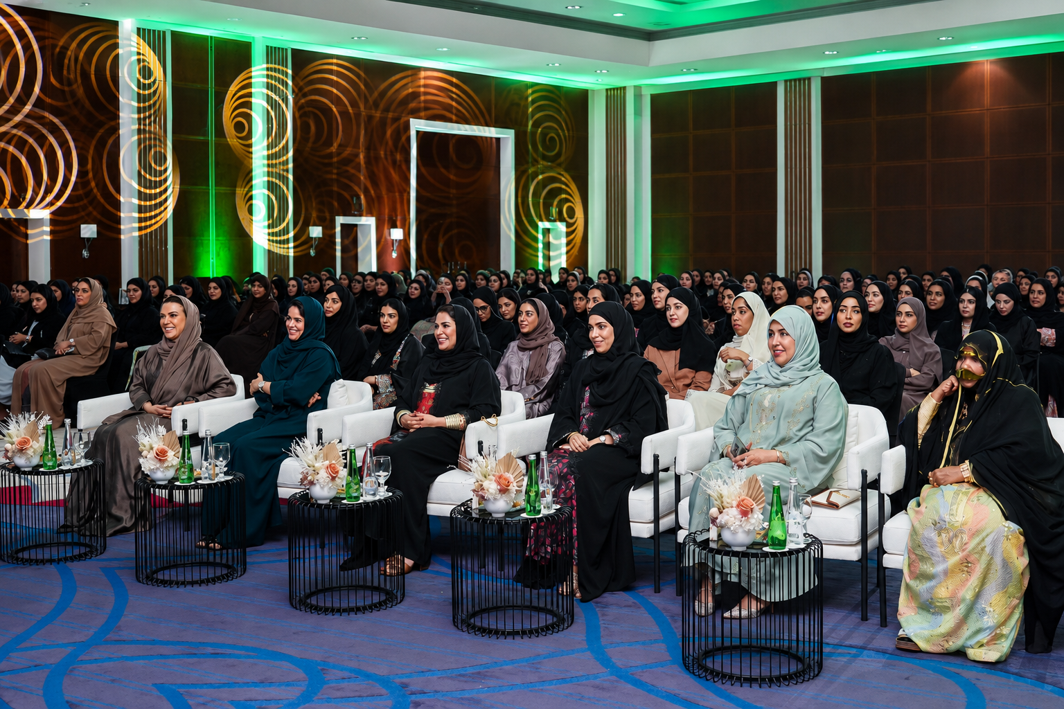 Emirati Women’s Day audience at a women’s event.
