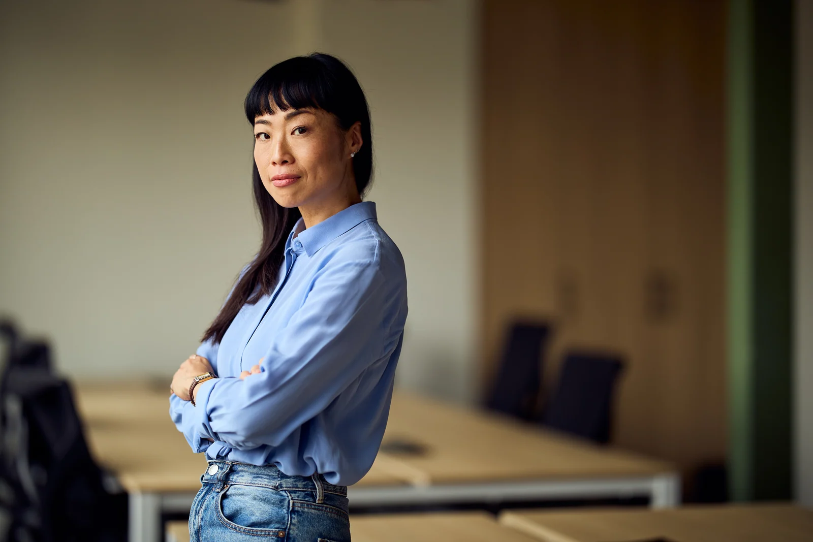 Manager in the meeting room, business portrait for a professional services firm