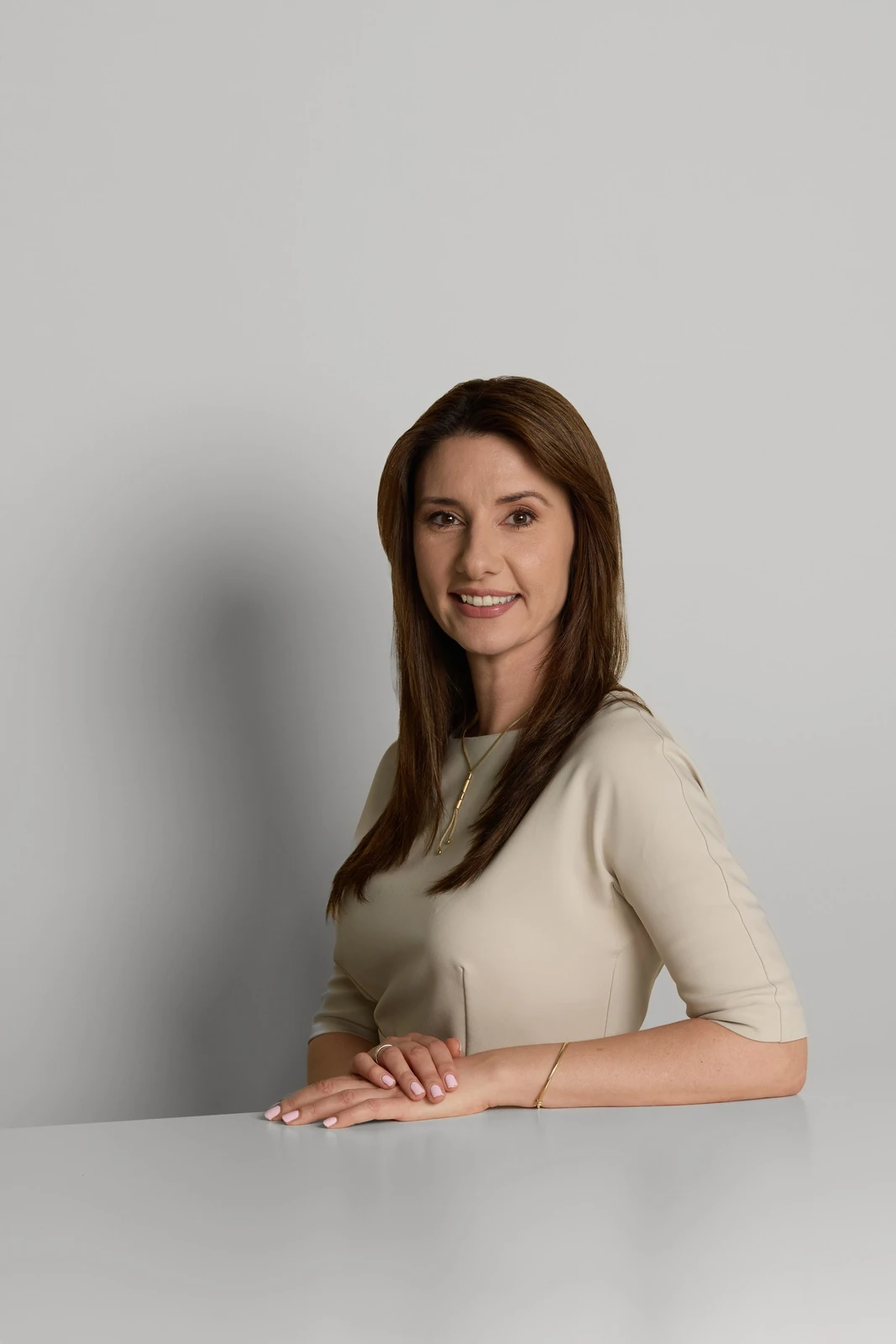 Counsel at the table, business portrait for a law firm
