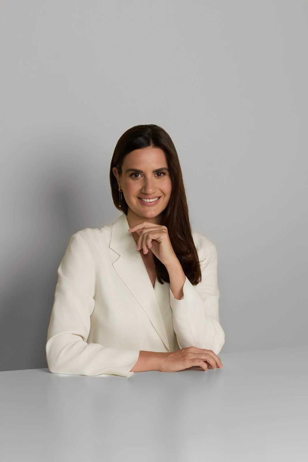 Partner at the table, business portrait for a law firm