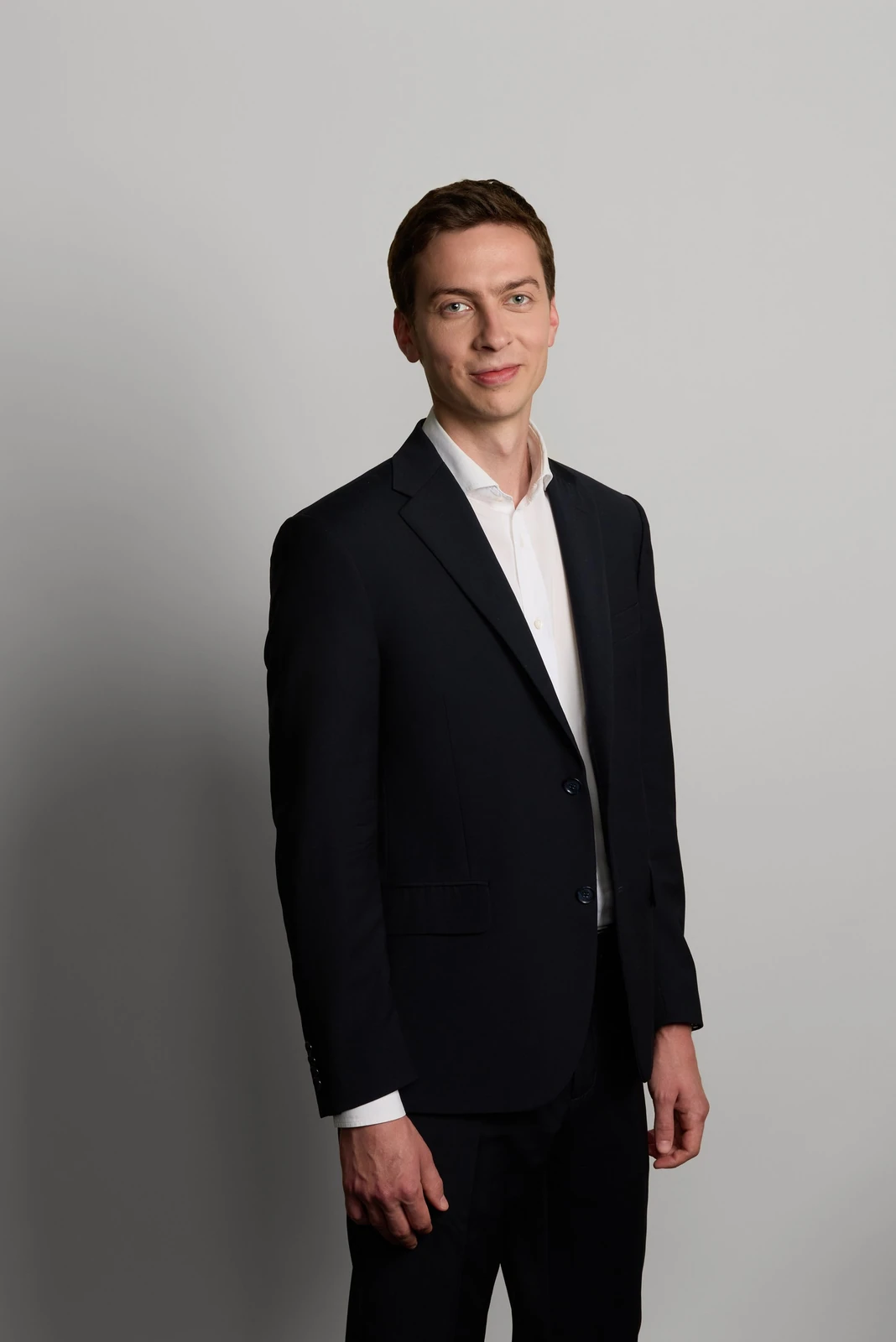 Associate in the studio, business portrait for a law firm
