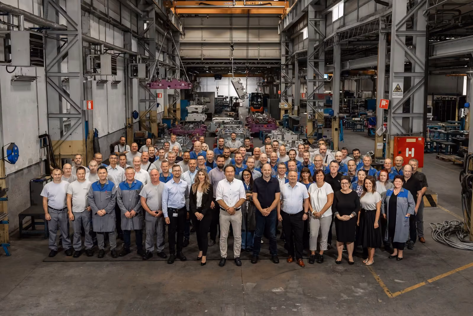 The Gorenje Orodjarna team on the toolshop floor