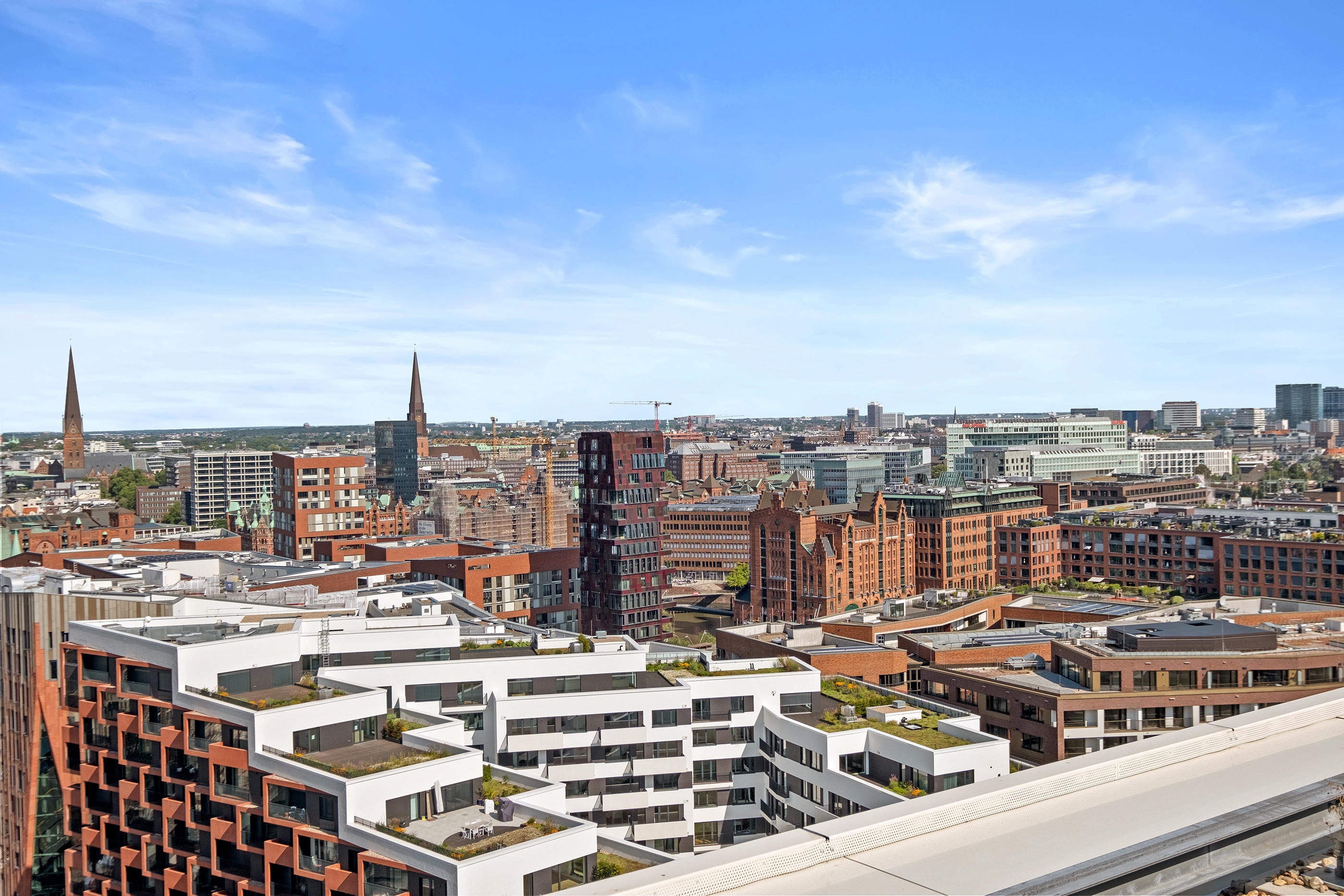 Ausblick von der Dachterrasse