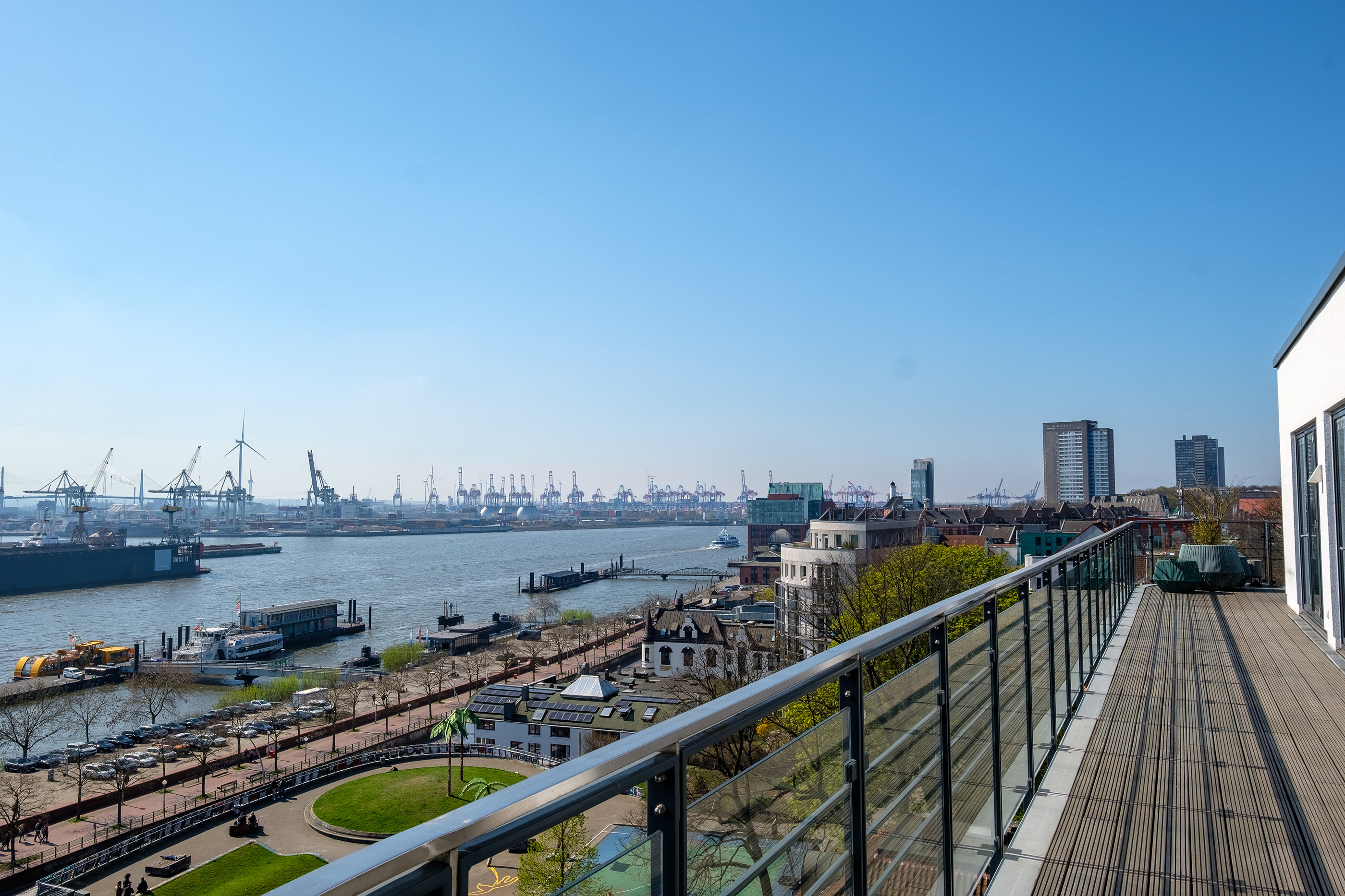 Ausblick Hafen