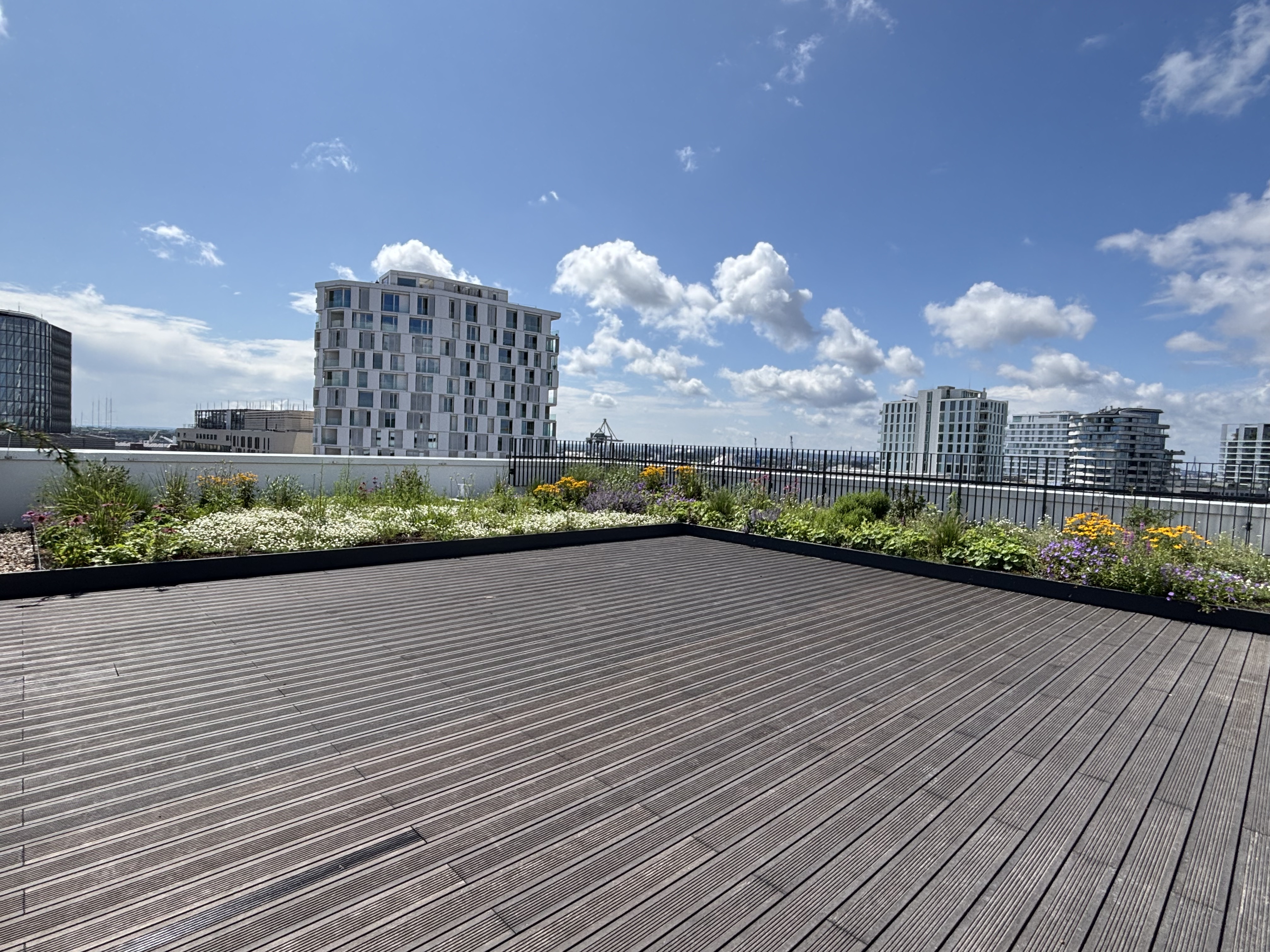 Dachterrasse mit Sonne