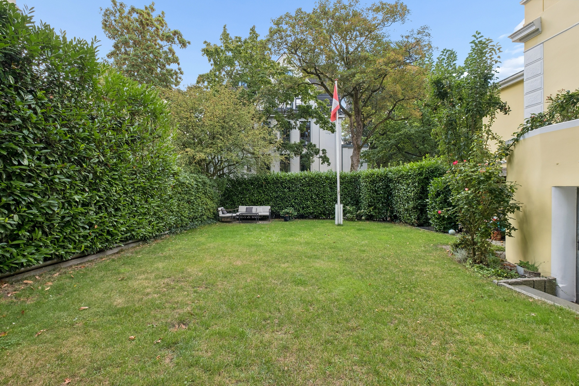 Geschützter Südgarten