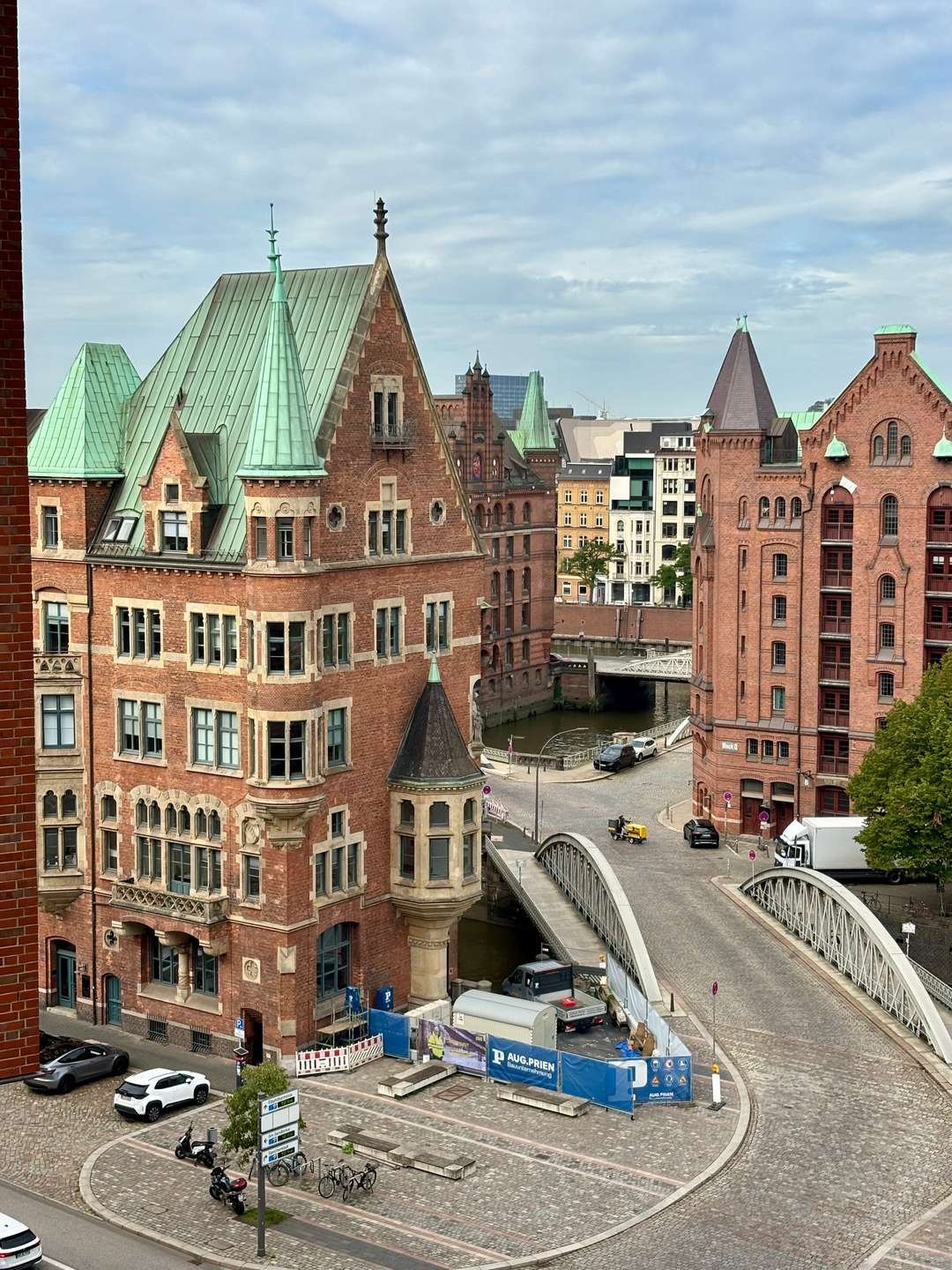 Ausblick Richtung Speicherstadt