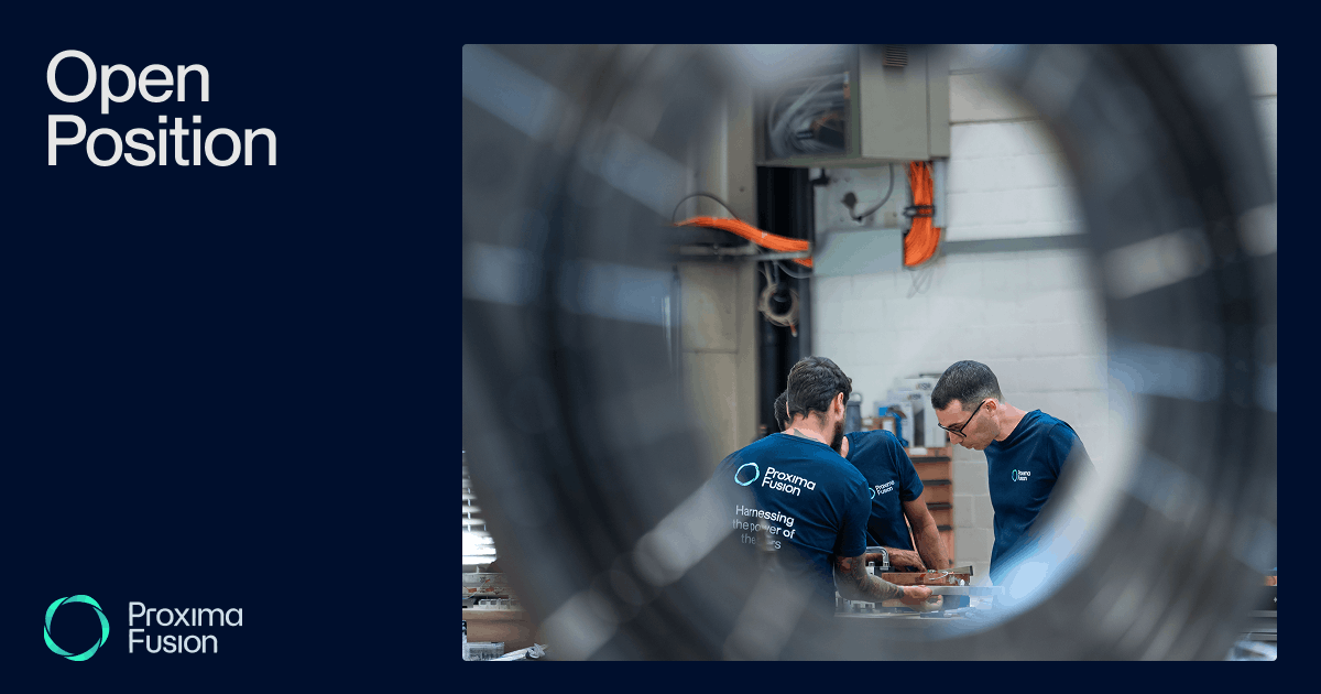 Proxima Fusion | Open Position | Lead R&D Engineer, Tritium-Breeding ...