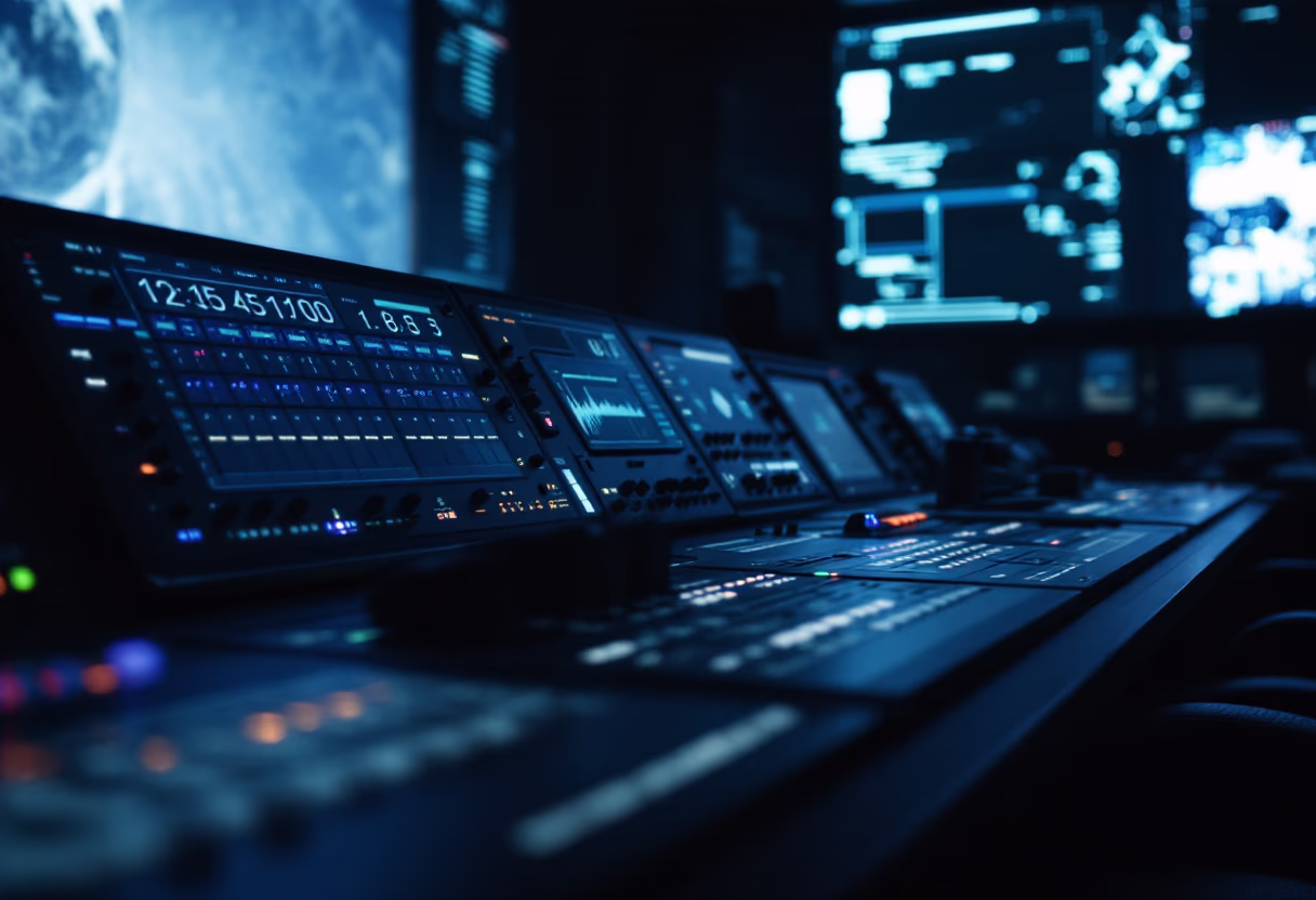image of mission control room