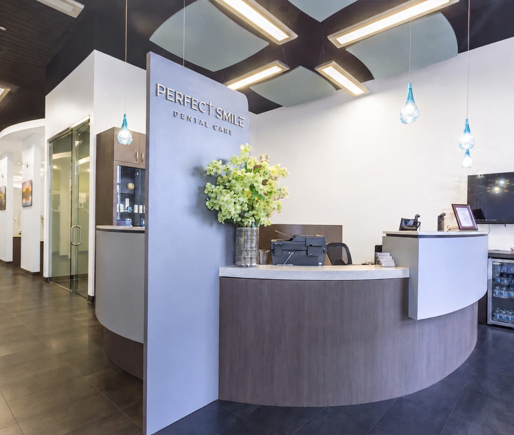 Serene treatment room in Perfect Smile Dental Care in Santa Clara, CA