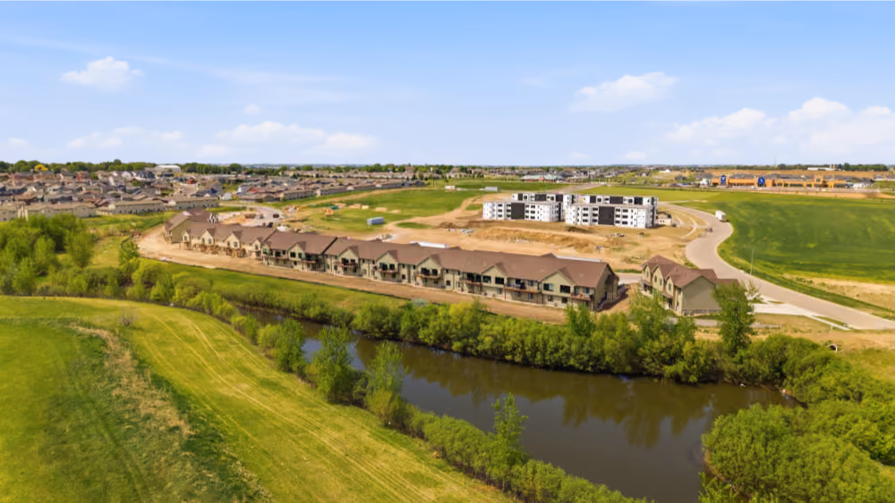 The Revere Townhomes exterior in Sioux Falls, South Dakota