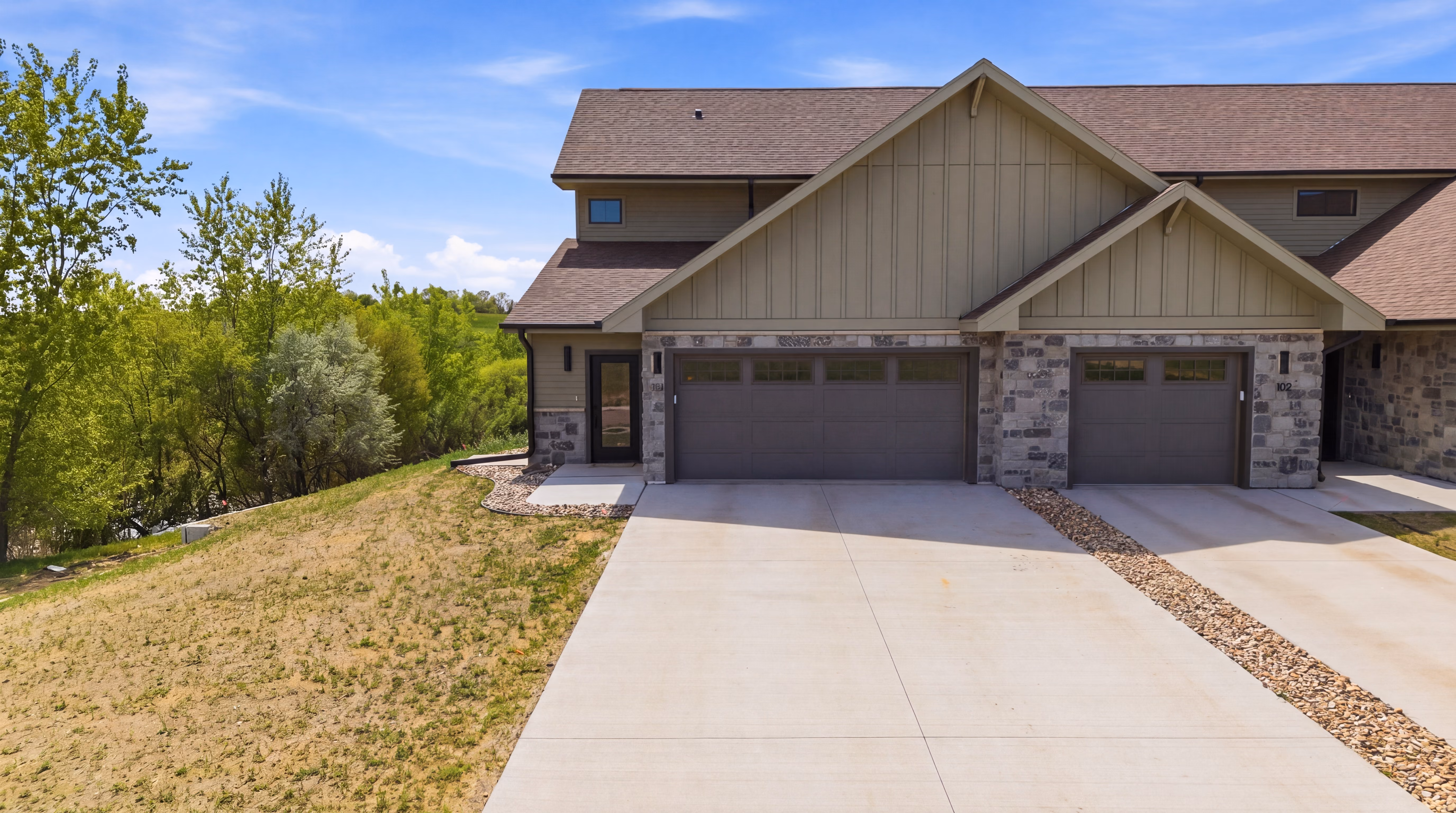 The Revere Townhomes exterior in Sioux Falls, South Dakota