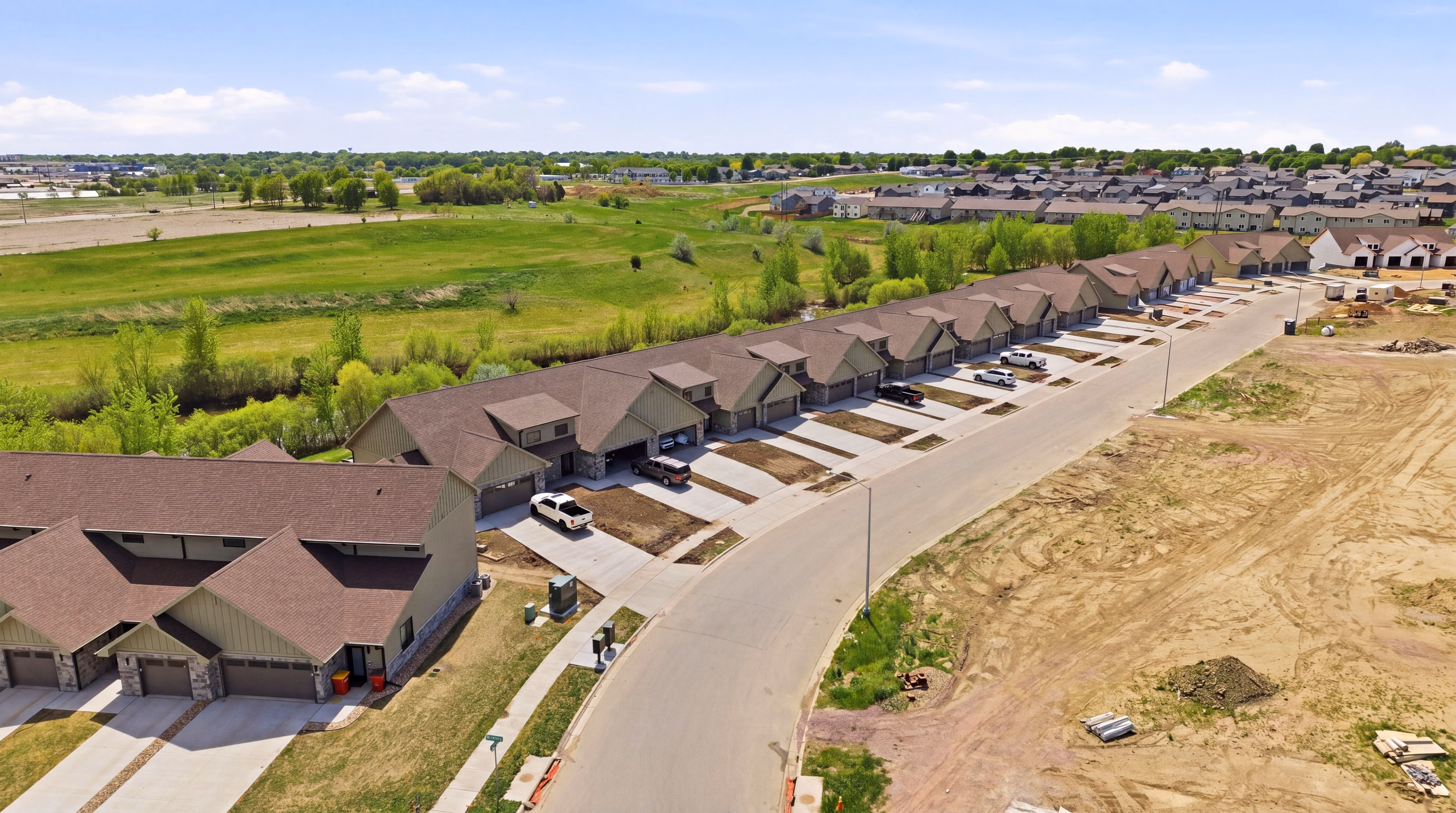 The Revere Townhomes exterior in Sioux Falls, South Dakota