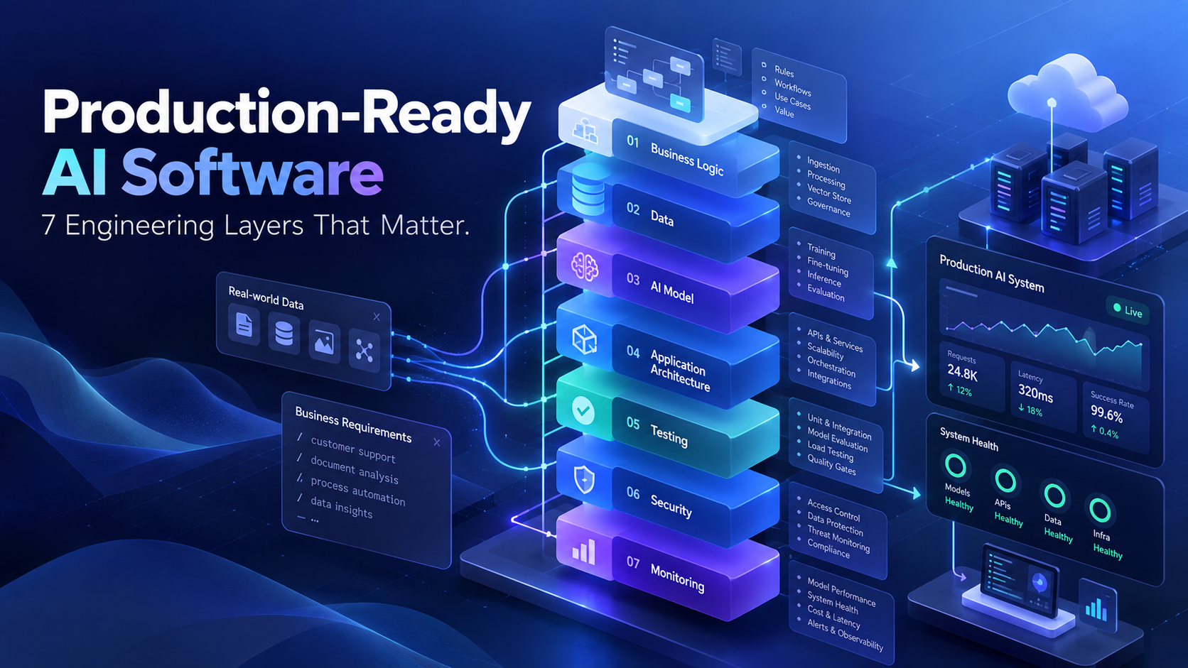 Production-Ready AI Software: 7 Engineering Layers That Matter