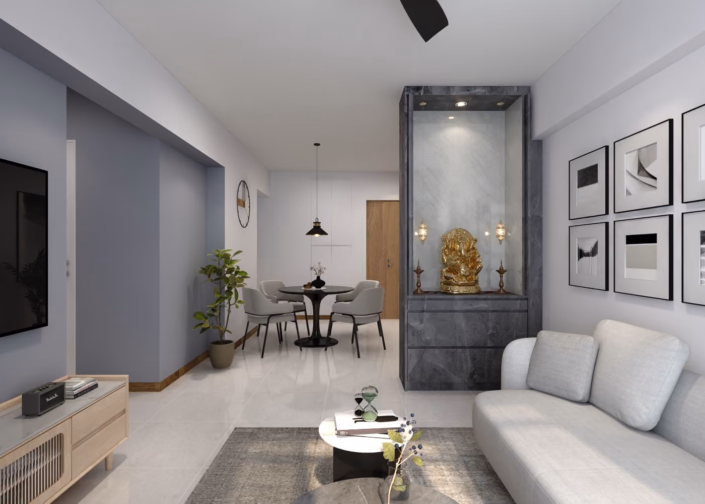 Contemporary Eclectic - 328C Yishun Ave 6 featured interior