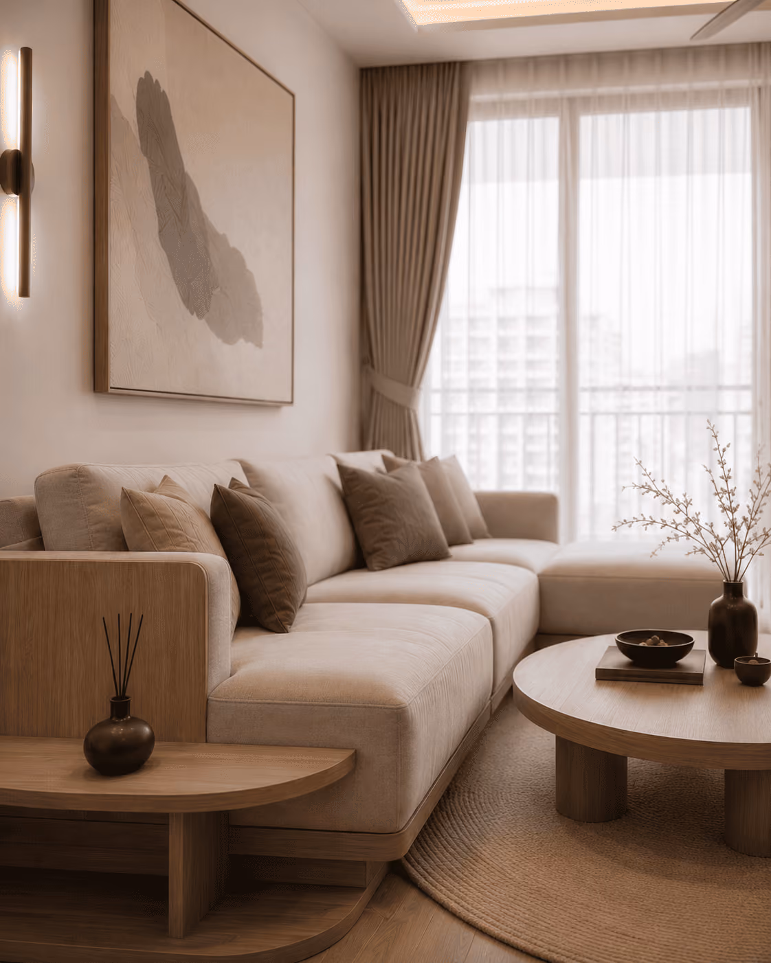 Japandi interior design inspiration, photo 1