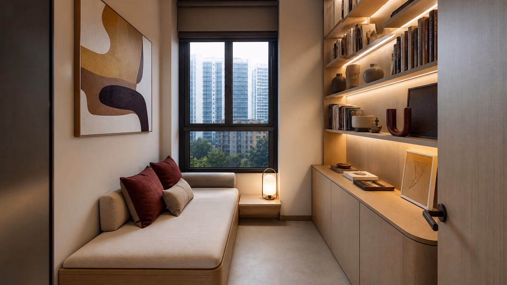1-Bedroom + Study interior design inspiration, photo 2