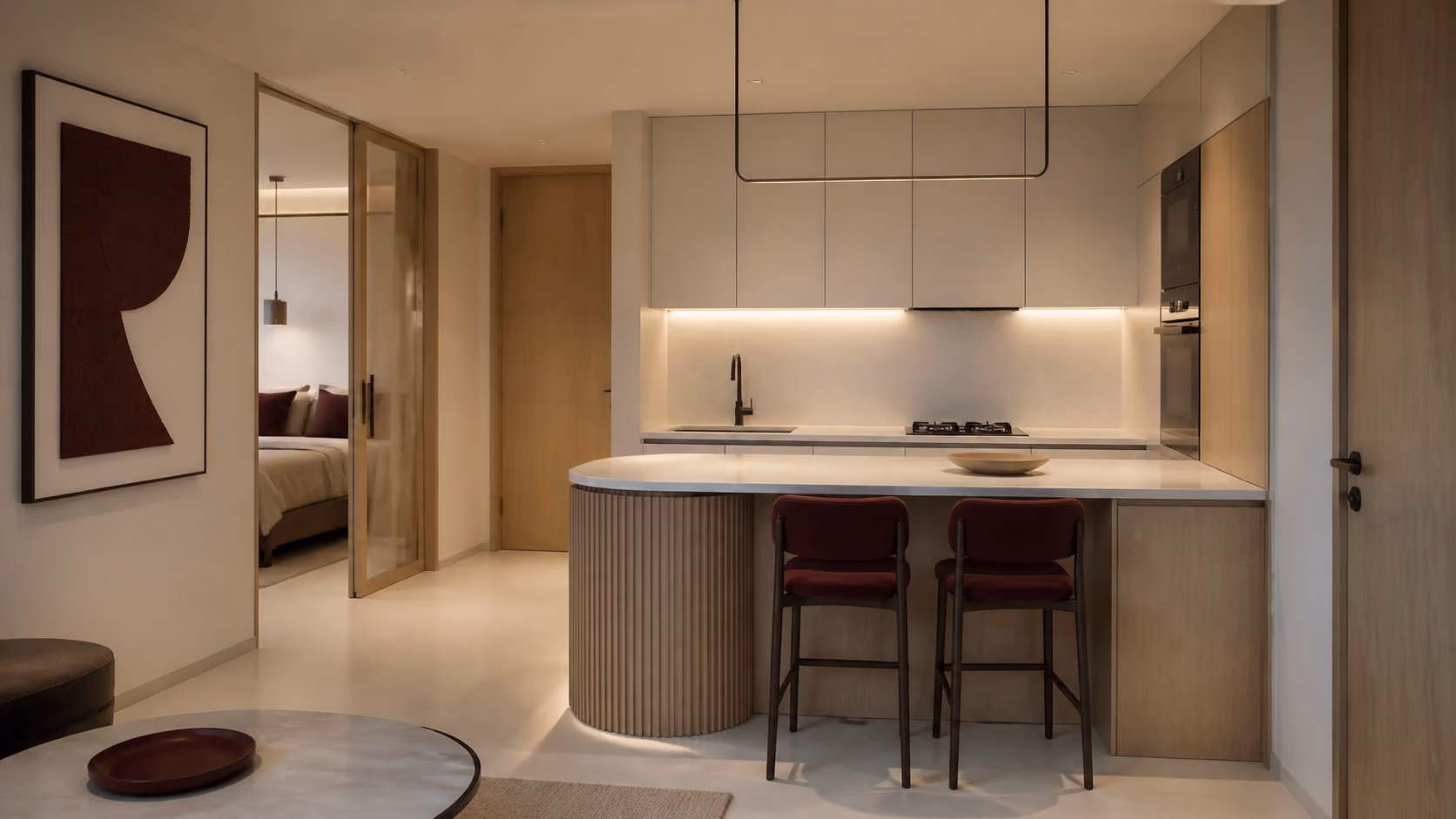 1-Bedroom + Study interior design inspiration, photo 5