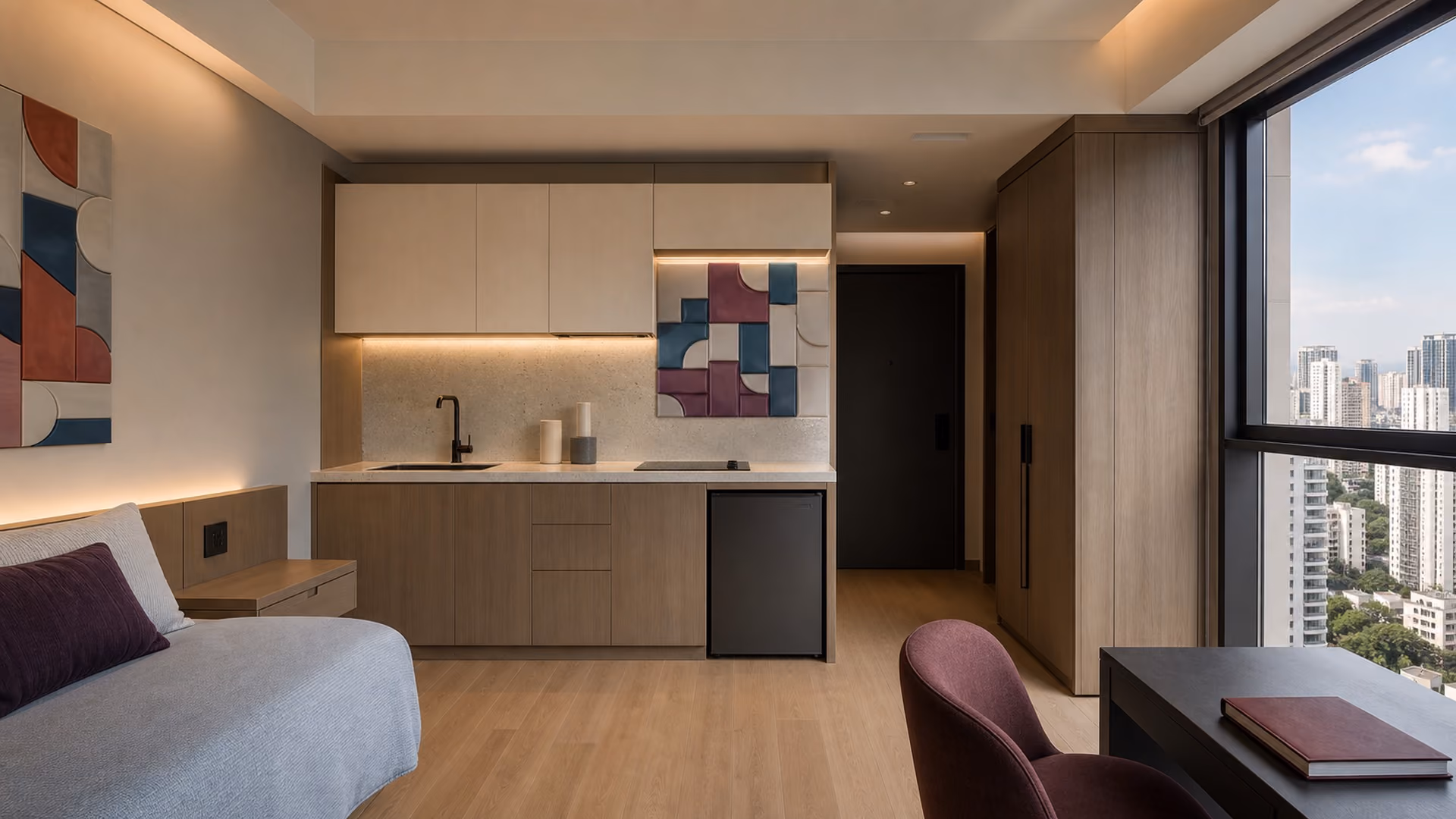 1-Room / Studio interior design inspiration, photo 7