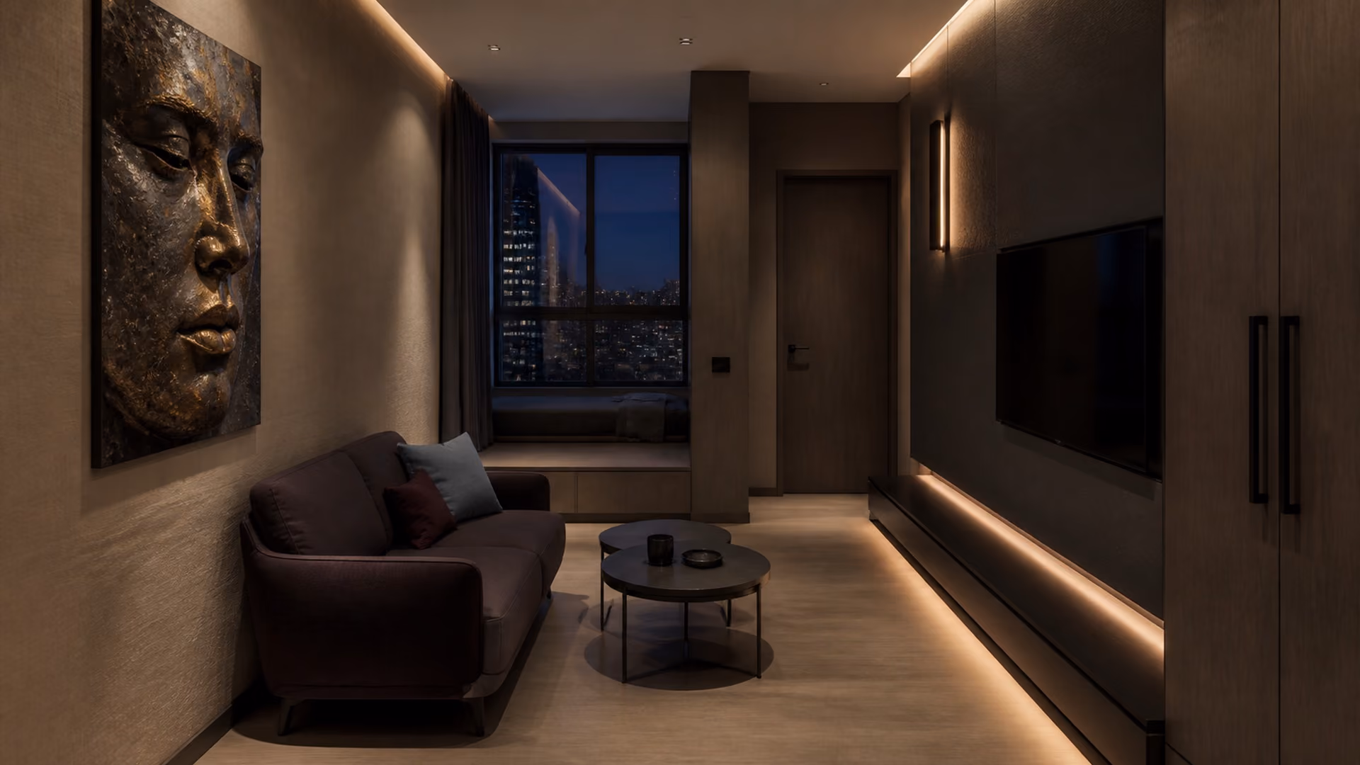 1-Room / Studio interior design inspiration, photo 3