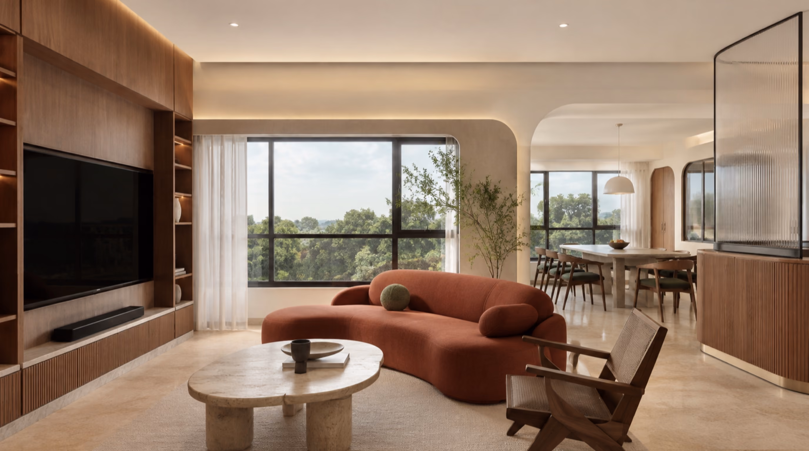 Sculptural mid century modern interior inspiration for Dover / Kent Ridge homes, photo 1