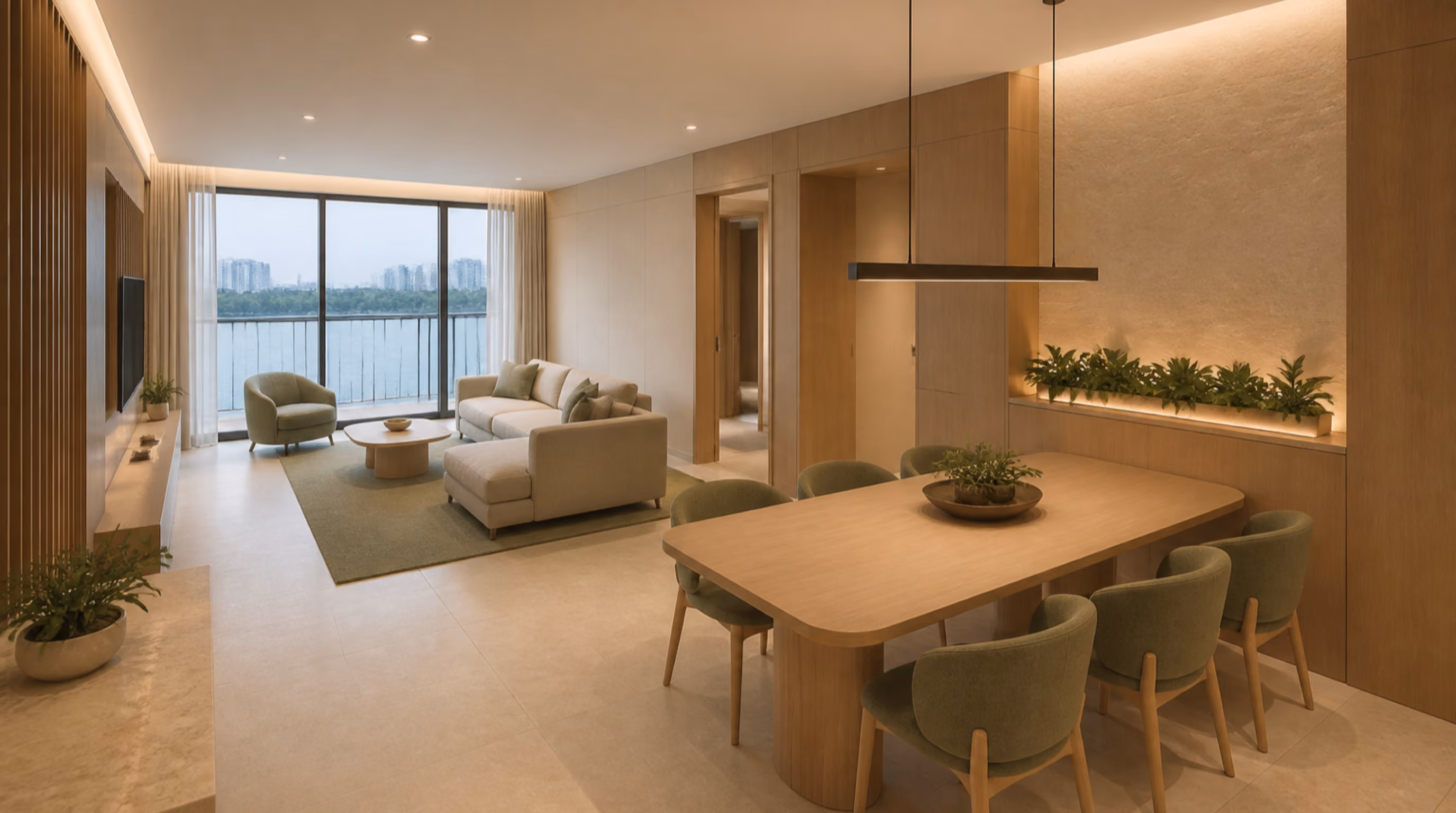 Contemporary biophilic minimalism interior inspiration for Lakeside homes, photo 8