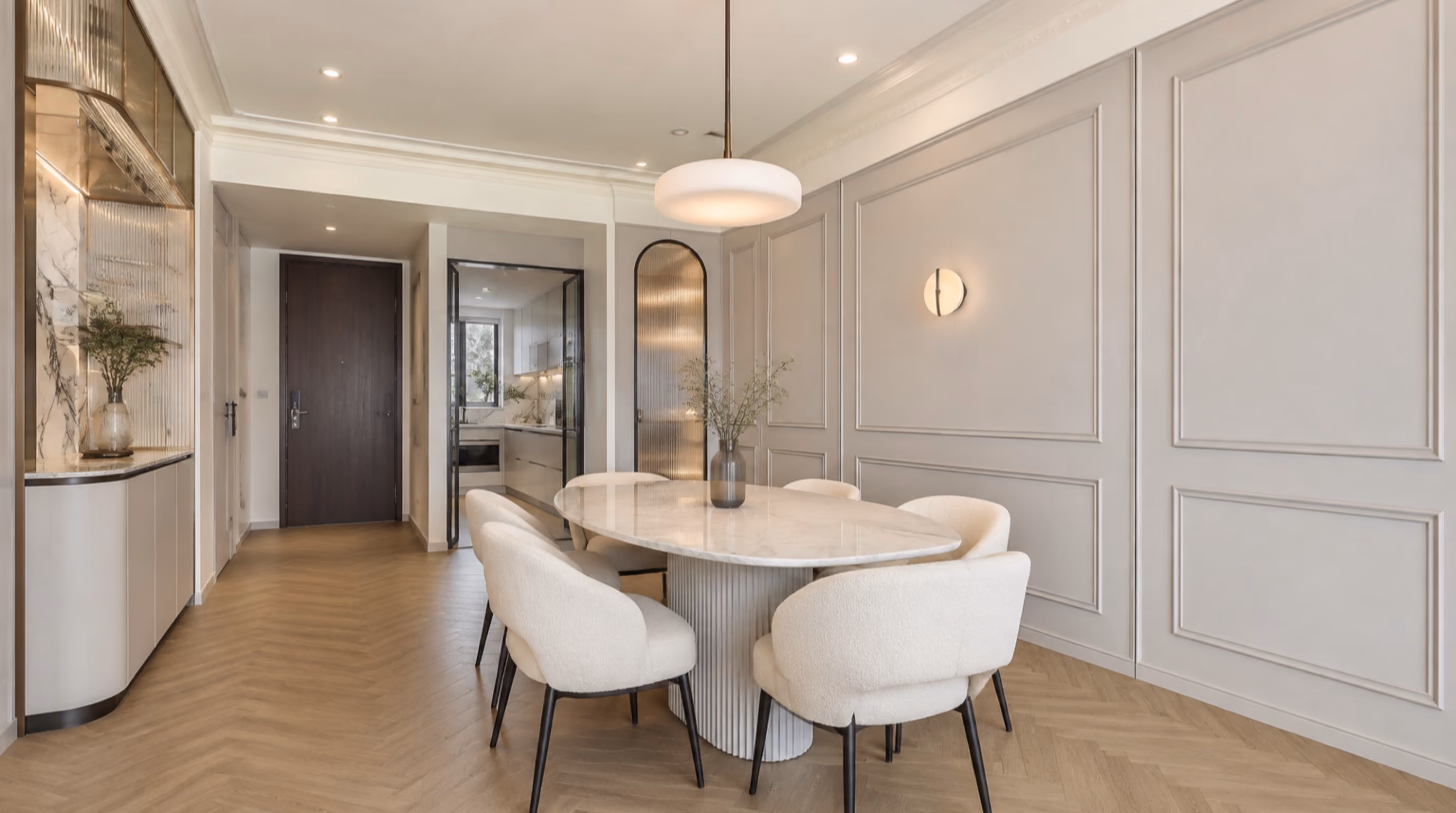 Soft parisian contemporary interior inspiration for Fernvale / Seletar homes, photo 9