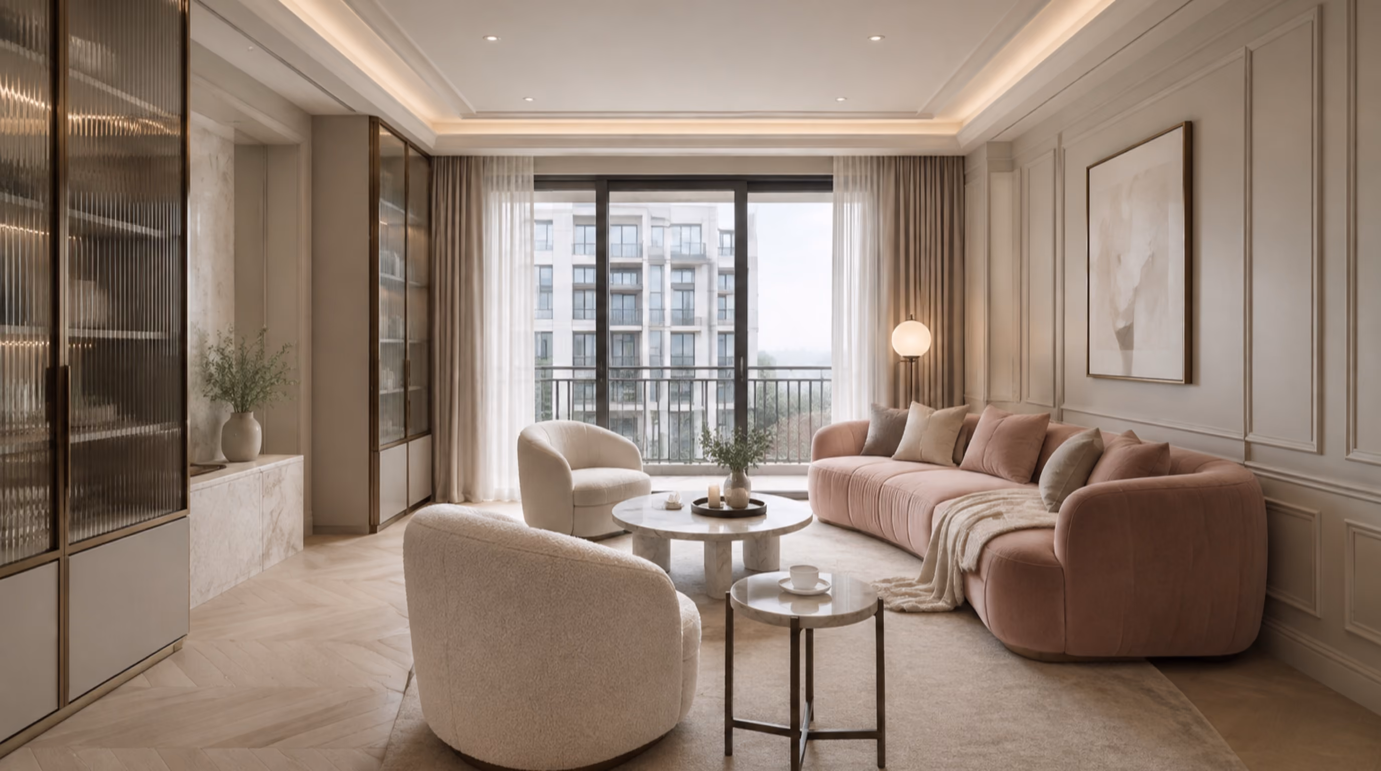 Soft parisian contemporary interior inspiration for Fernvale / Seletar homes, photo 2