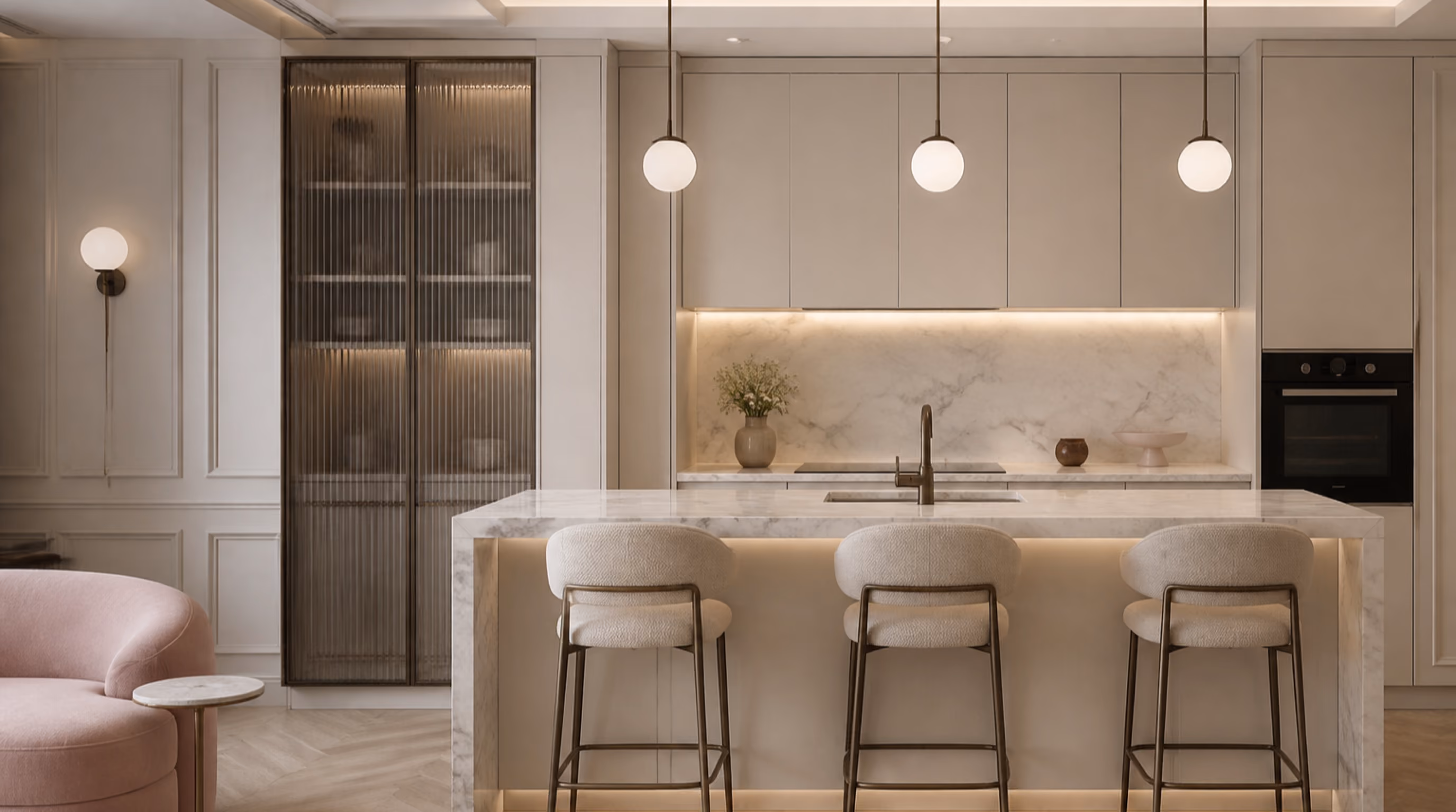 Soft parisian contemporary interior inspiration for Fernvale / Seletar homes, photo 3