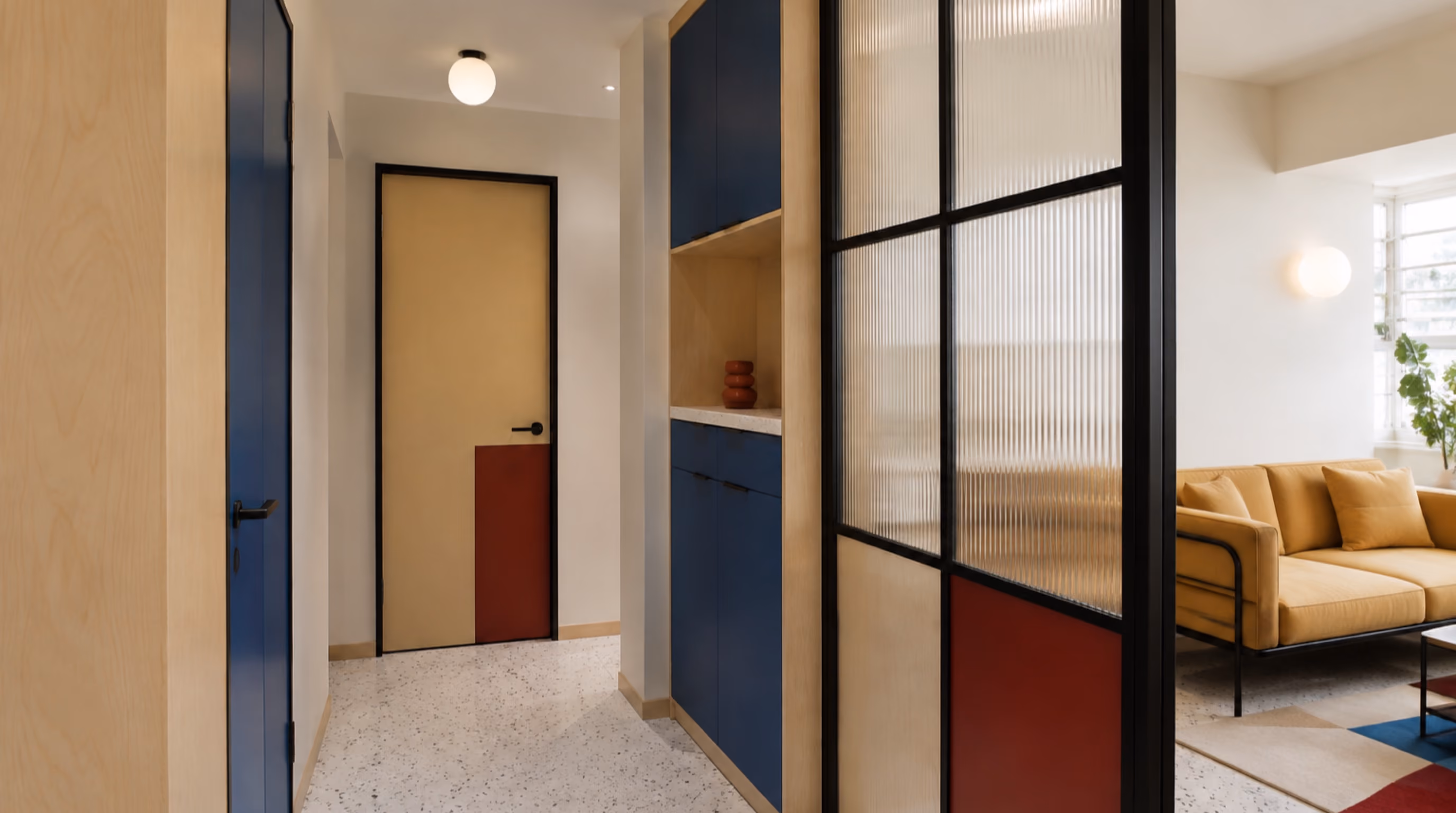 Urban bauhaus colourblock interior inspiration for Buangkok homes, photo 14