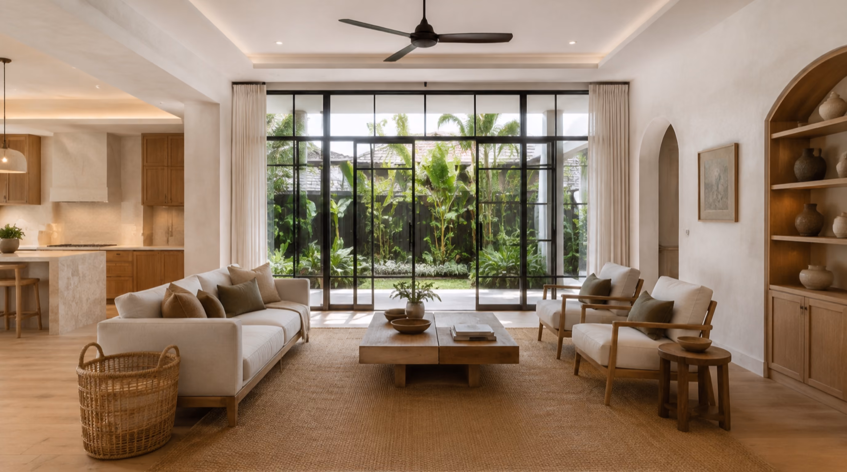 Tropical modern farmhouse interior inspiration for Yio Chu Kang homes, photo 4