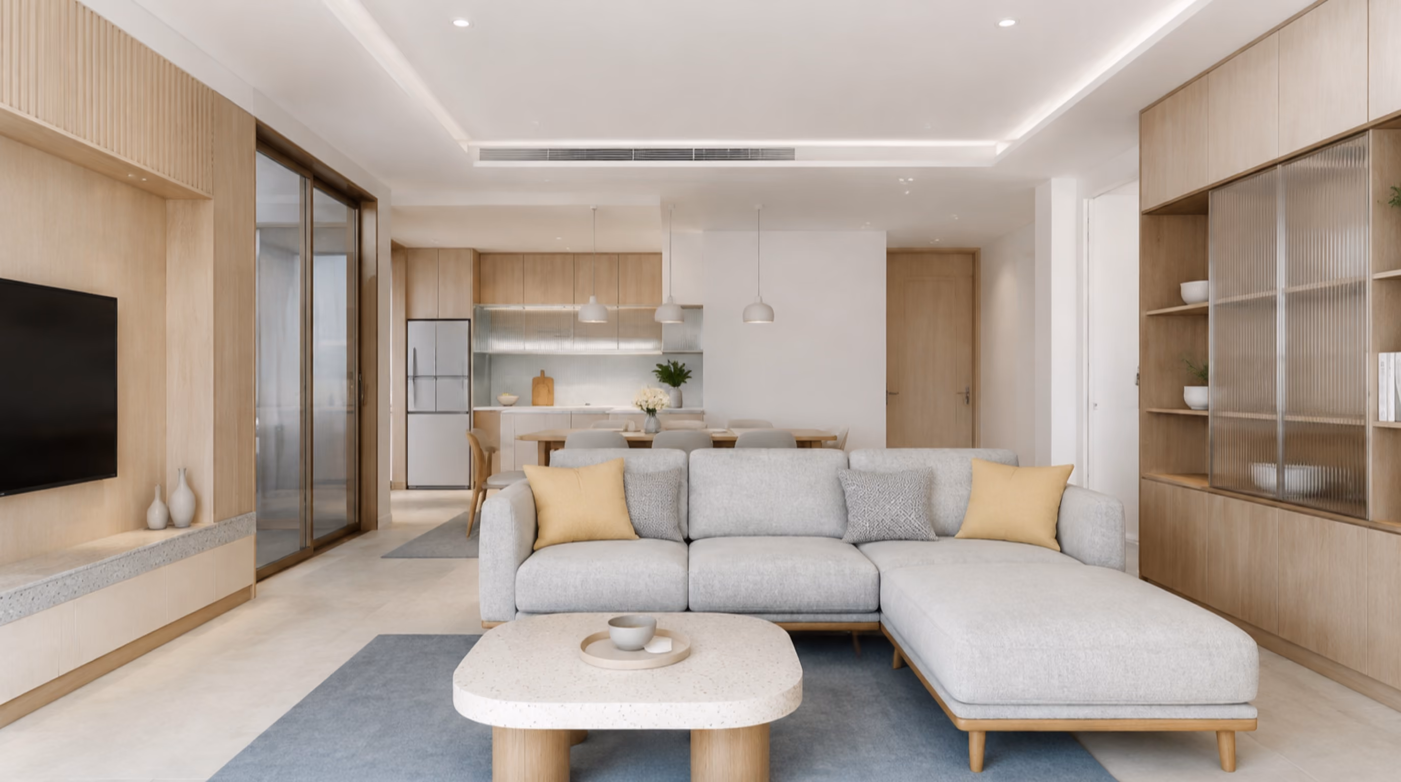 Soft scandinavian colour modern interior inspiration for Lentor homes, photo 4