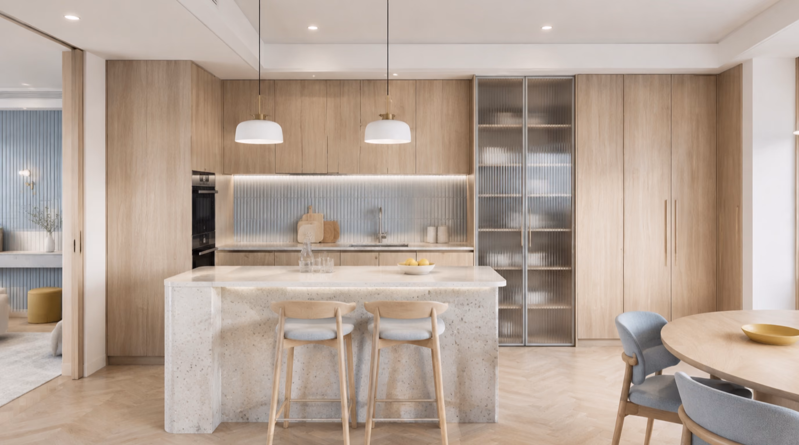 Soft scandinavian colour modern interior inspiration for Lentor homes, photo 3