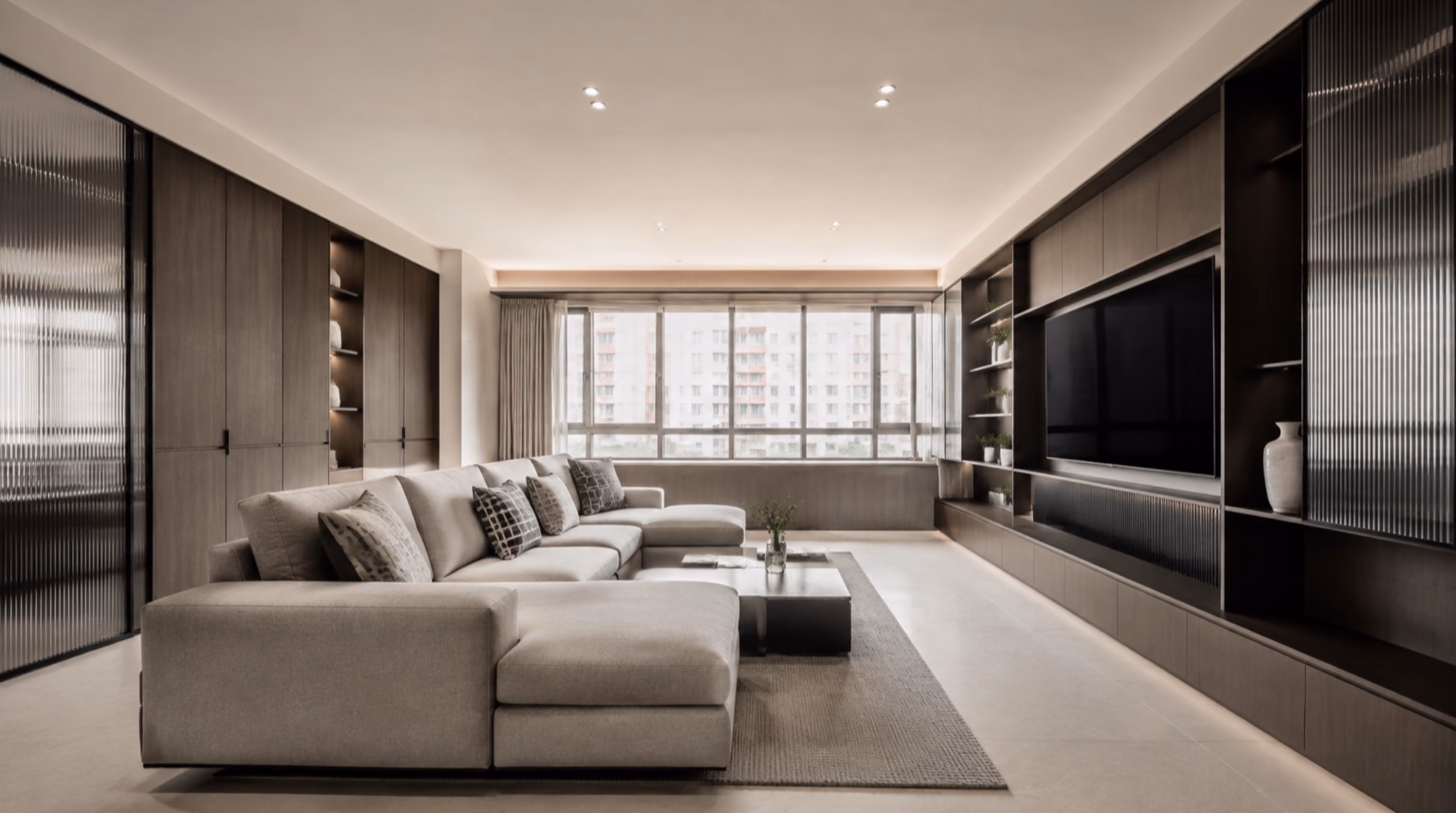 Graphic monochrome contemporary interior inspiration for Khatib homes, photo 2