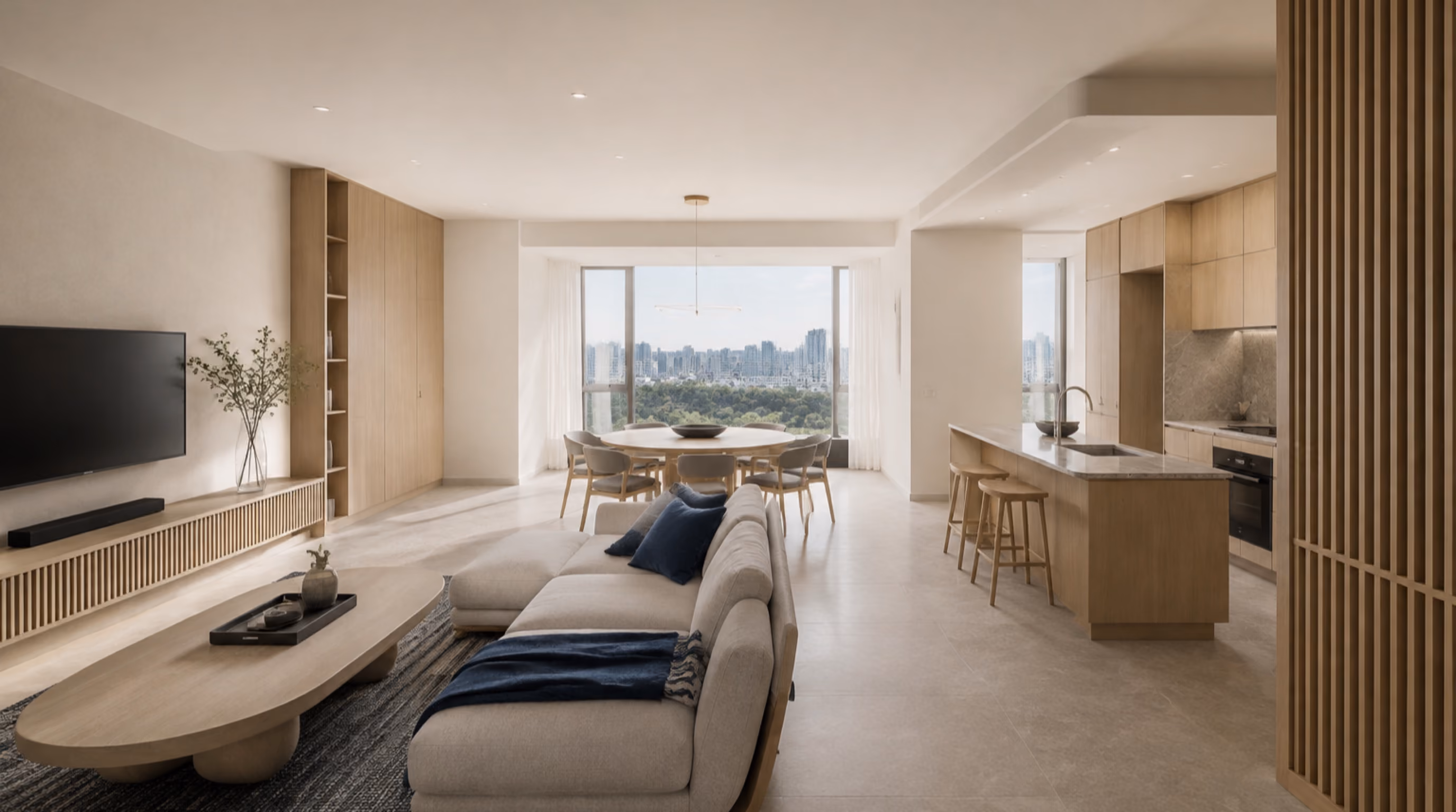 Contemporary japanese coastal interior inspiration for Admiralty homes, photo 13