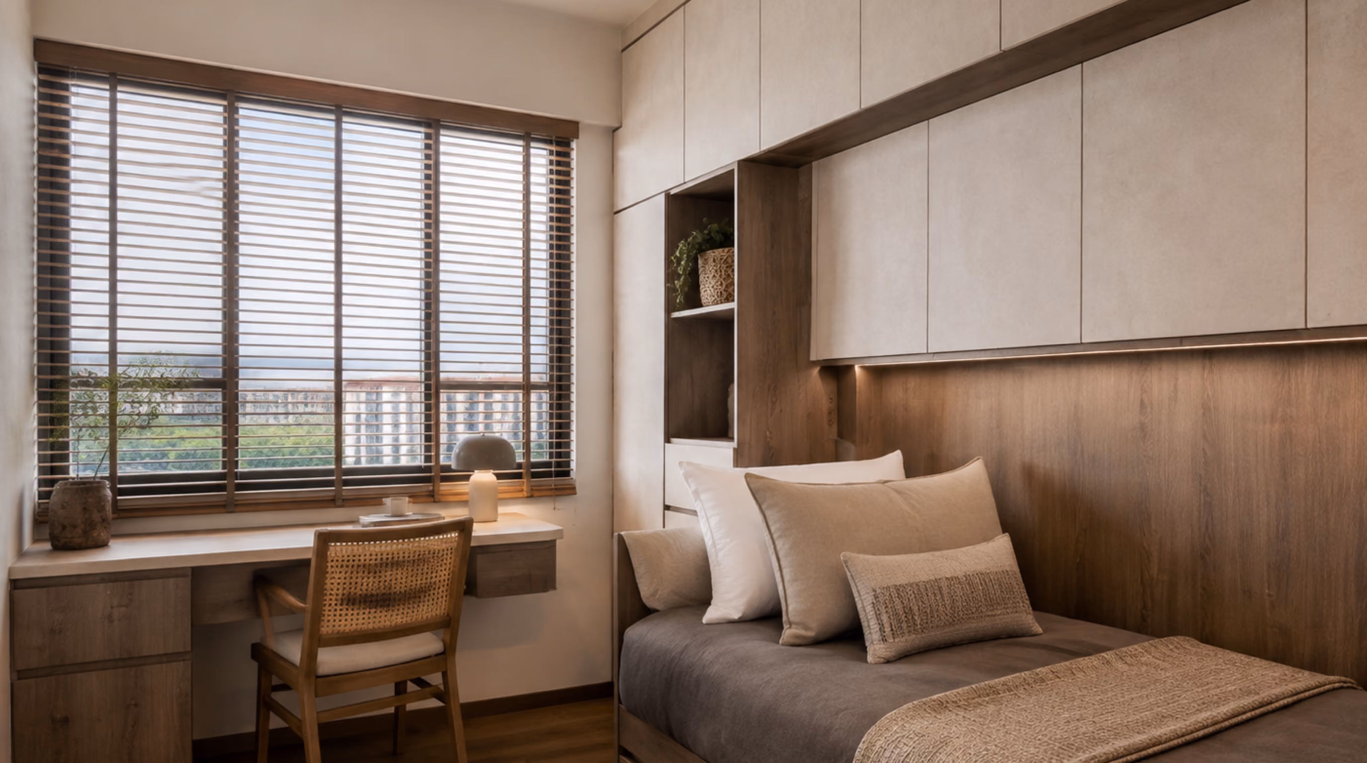 Warm modern rustic interior inspiration for Marsiling homes, photo 11