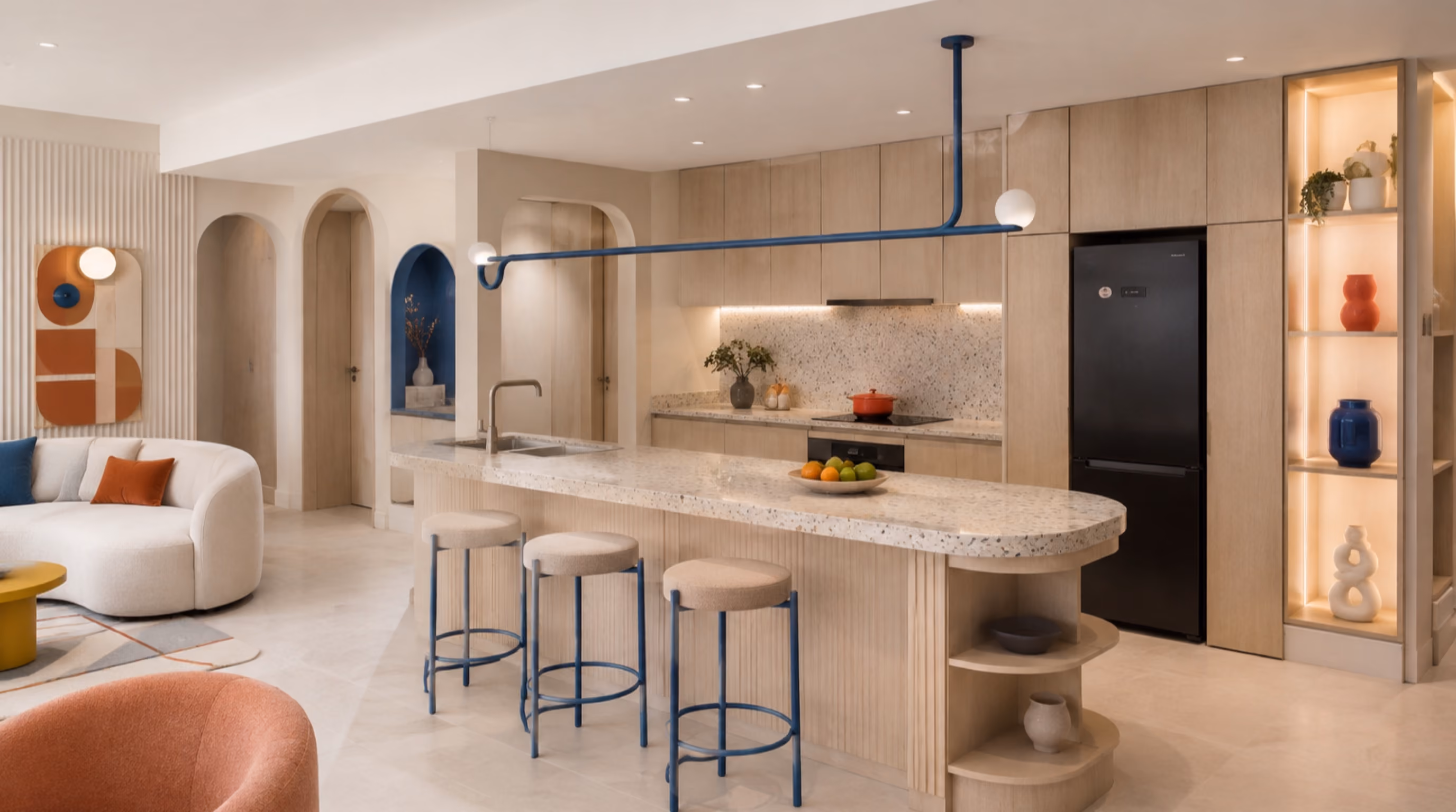 Contemporary neo memphis interior inspiration for Simei homes, photo 4