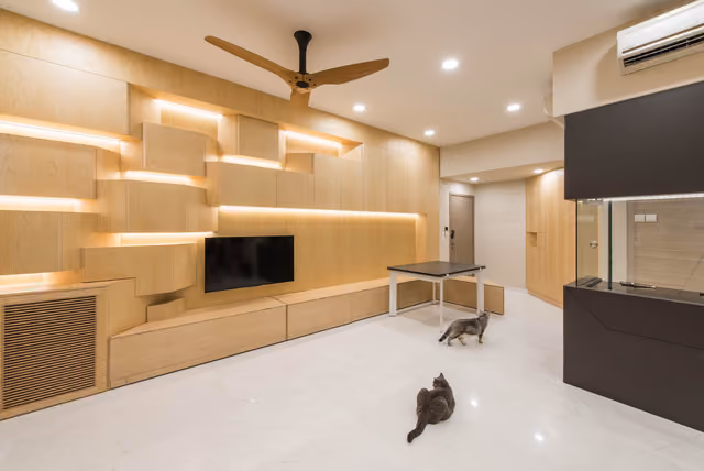 Pet-Friendly Organic Contemporary - 90 Bedok North Street 4 renovation by Luxior Concept, photo 5